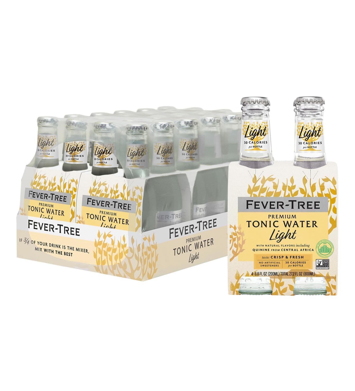 Fever-Tree Refreshingly Light Tonic Water 24 x 200 ml - Buy Online on GoSupps.com
