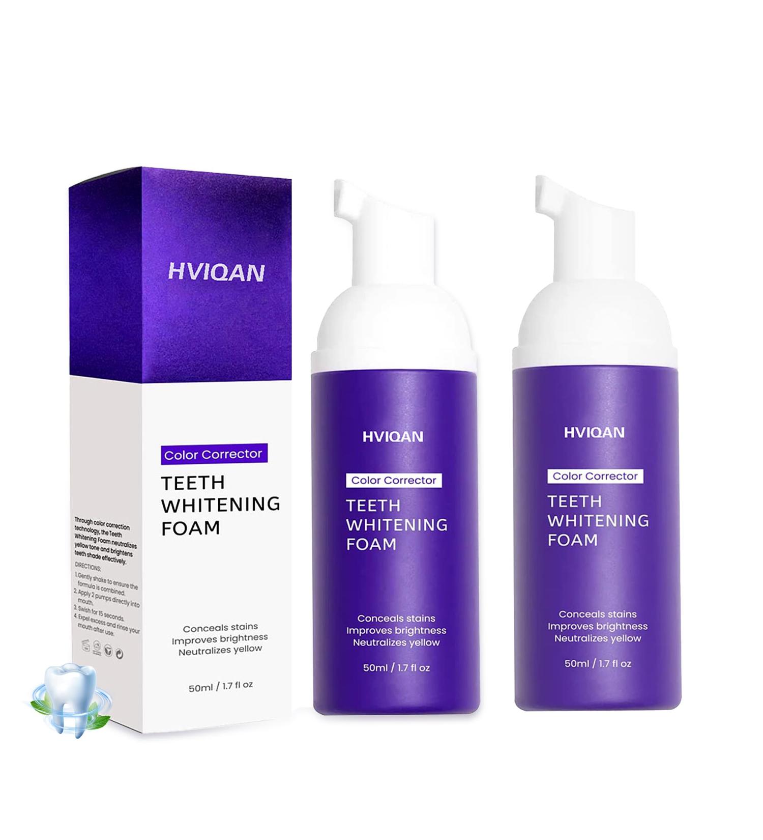 Lila Toothpaste for White Teeth - 2 Pieces of Purple Whitening Toothpaste for Color Correction & Stain Removal - Buy Online on GoSupps.com