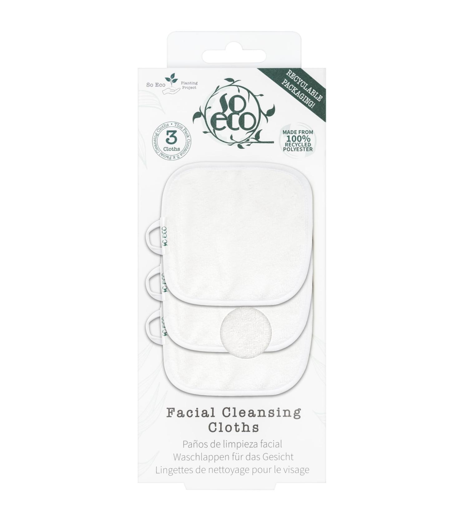 So Eco 3 Facial Cleansing Cloths White One Size - Buy Online on GoSupps.com