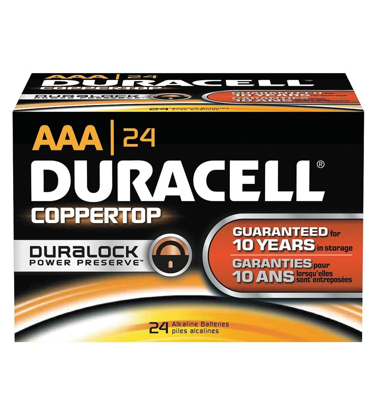 SEPTLS243MN2400BKD - CopperTop Alkaline Batteries with DuraLock Power Preserve Technology - MN2400BKD