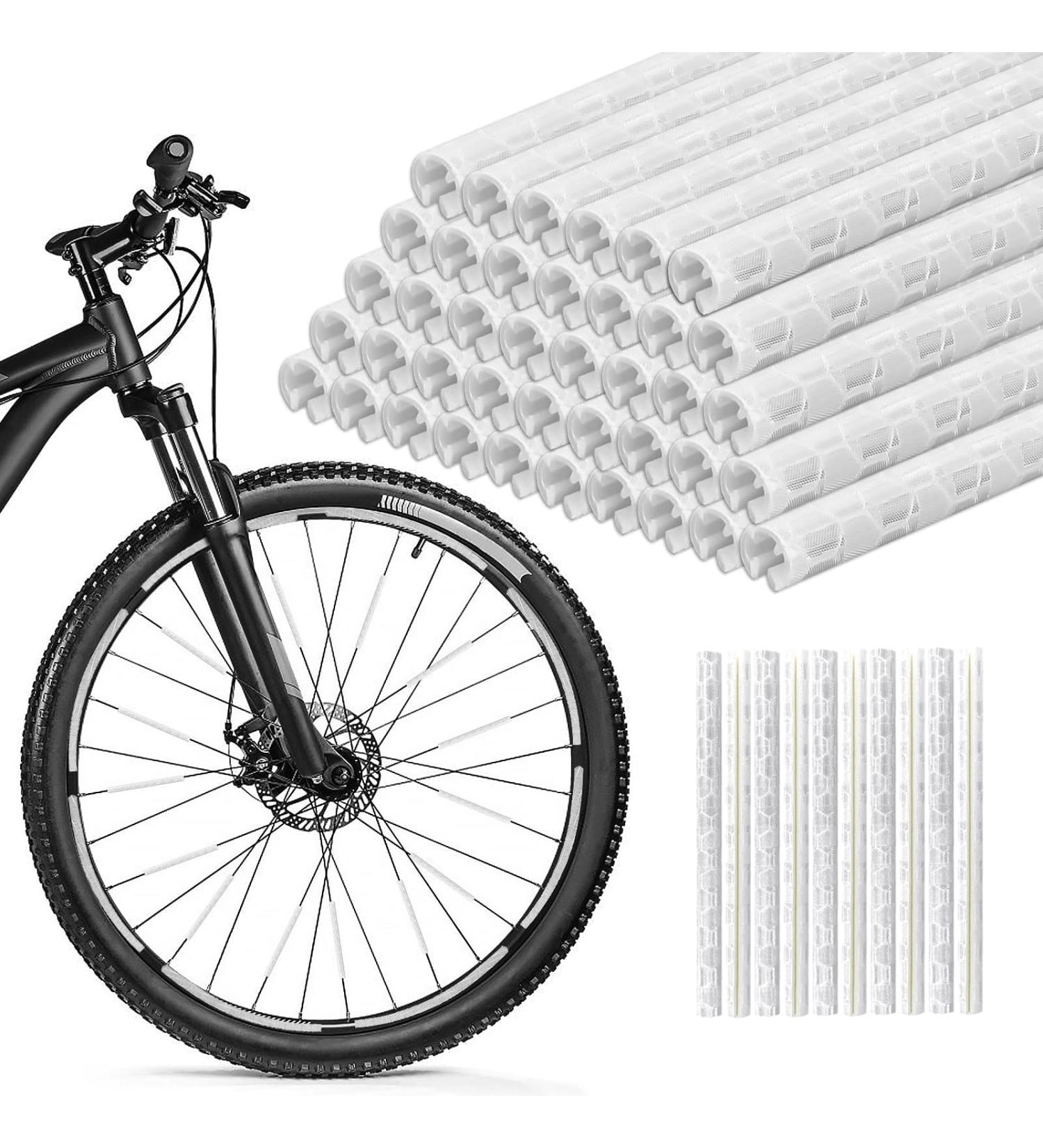 Terjbg 36 x Bike Spoke Reflectors - 360 Visibility Cat Eyes for Night Safety | Easy Assembly - Buy Online on GoSupps.com