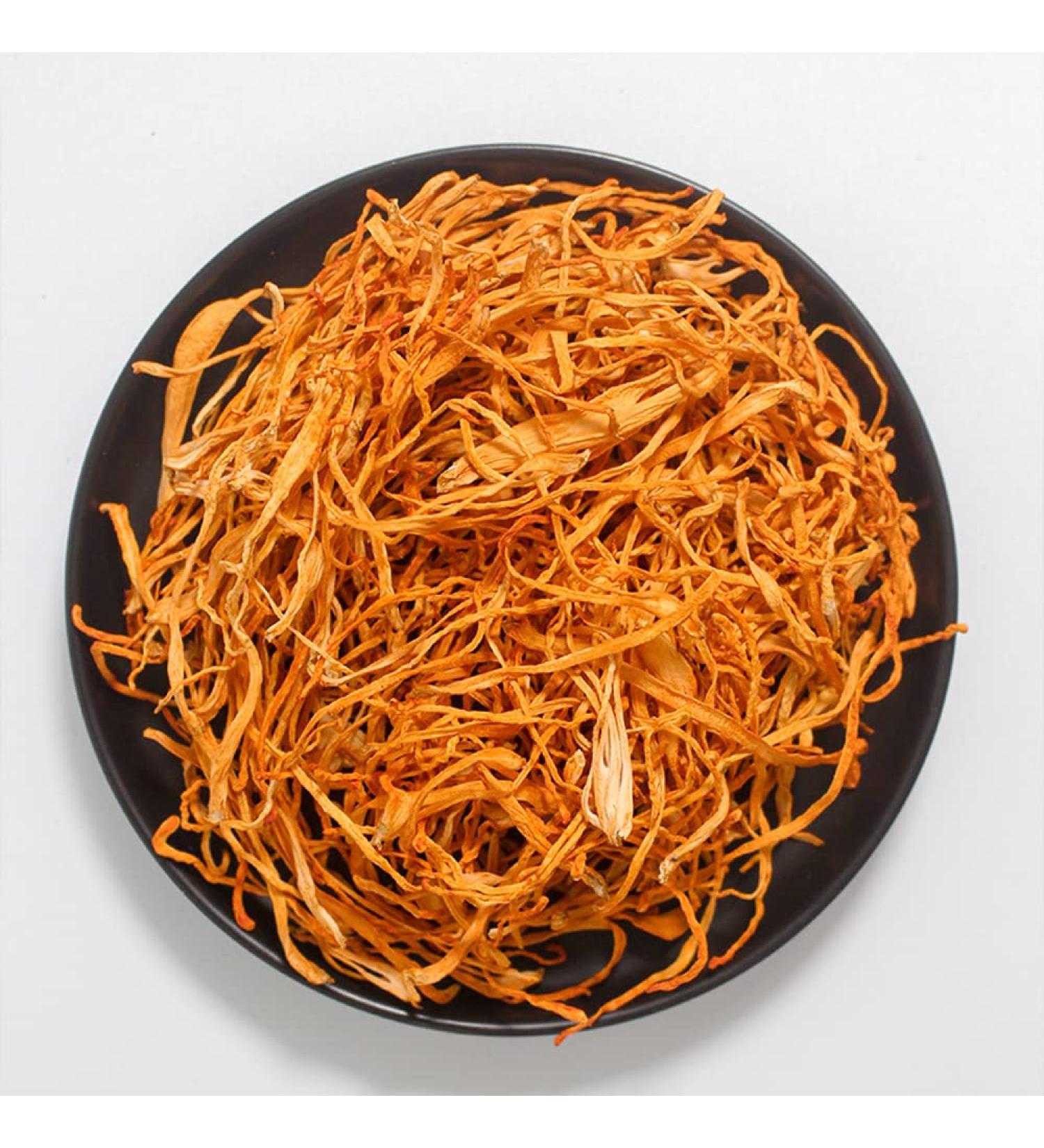 Cordyceps Flower Plum Flower Cordyceps Cordyceps Dried Flowers Cordyceps Mushroom Militaris/Chong Cao Hua/Cordyceps Herbal (250grams) - Buy Online on GoSupps.com