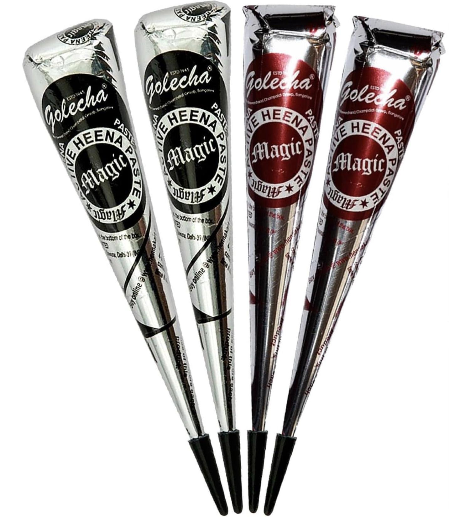  HANUMAN STORE Golecha Deezee 4x25g Brown & Black No PPD No Ammony - Buy Online on GoSupps.com