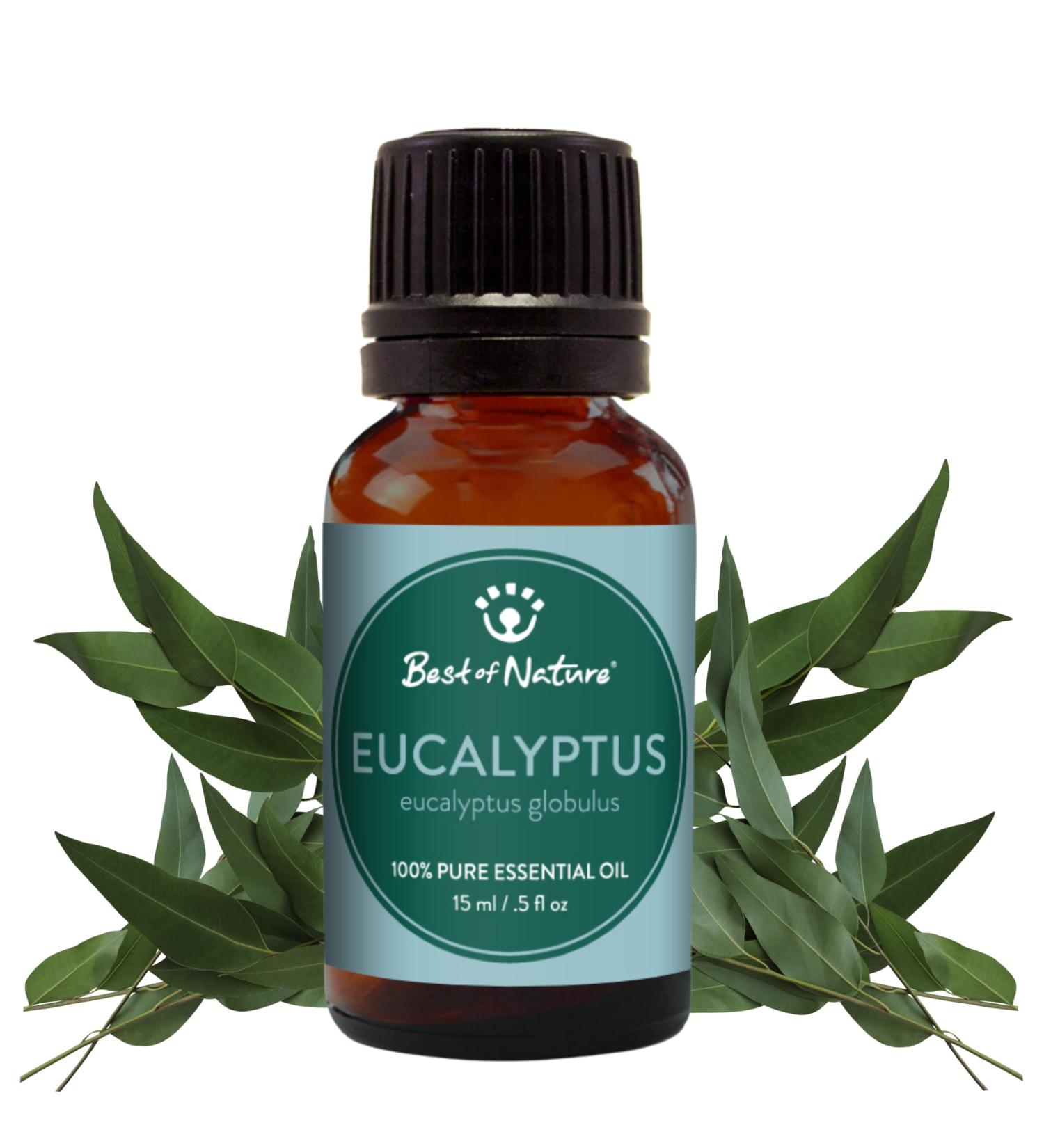 Eucalyptus Essential Oil for Diffuser Aromatherapy Best of Nature 100% Pure Undiluted Oils for DIY, Home Fragrance, and Topical Use - Buy Online on GoSupps.com
