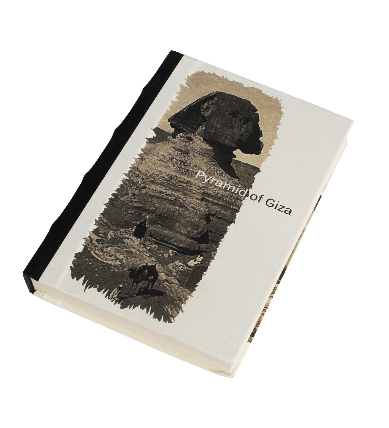 DeKulture Handmade Pyramid of Giza Artwork Eco-Friendly Task Planner Acid Free Paper Genuine Leather Spine Ideal Daily Diary for Personal & Office Use - Best Gift For Men Women 125 GSM 176 Pages - Buy Online on GoSupps.com