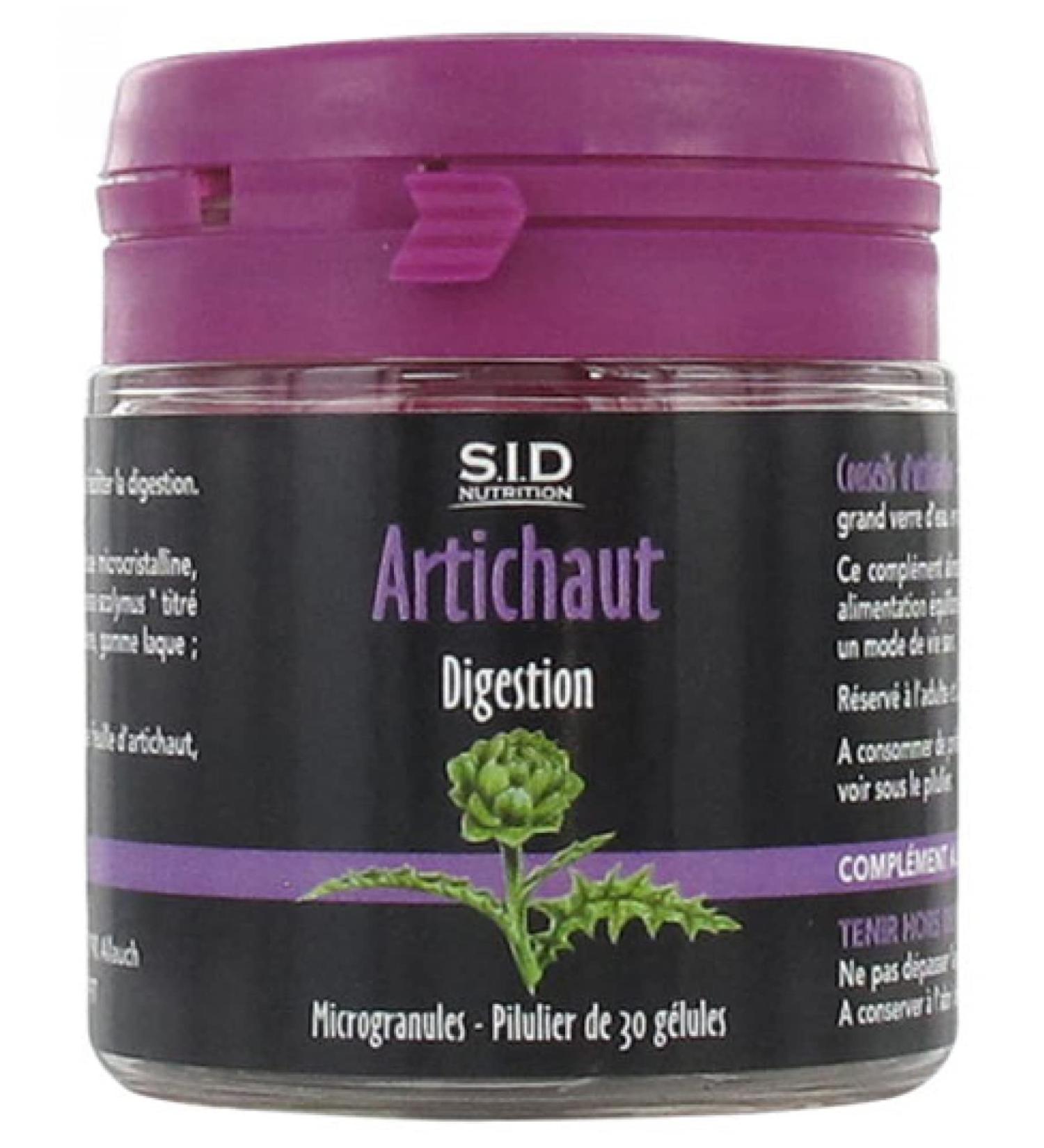 S.I.D Nutrition Artichoke Digestion 30 Capsules