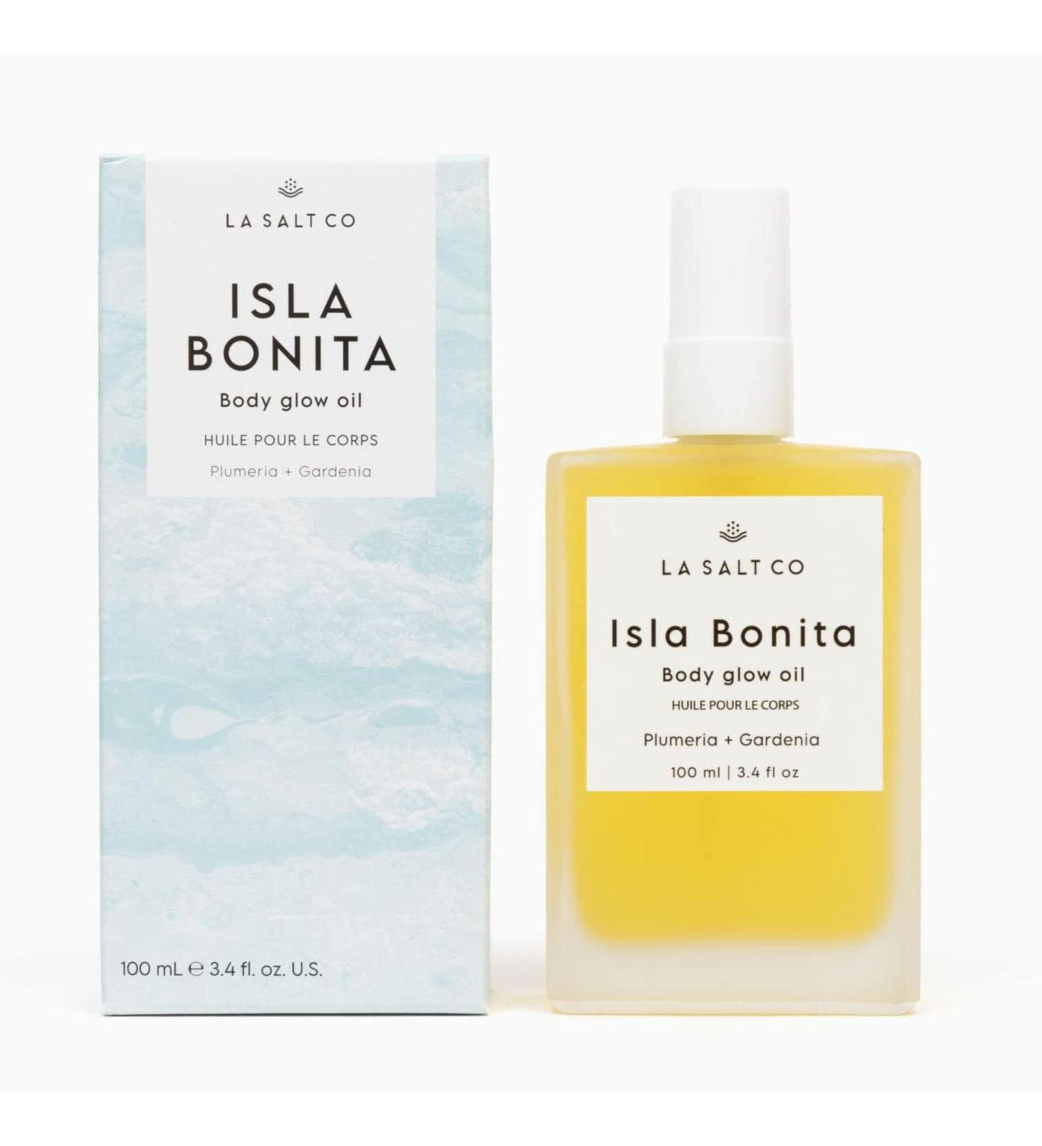 LA SALT CO Isla Bonita Body Glow Oil - Tropical Floral Body Oil - Hydrates and Moisturizes Dry Skin - Non-Greasy Formula 100% Natural 12 Botanical Oils Including Jojoba and Argan Oils - 3.4 Ounces - Buy Online on GoSupps.com