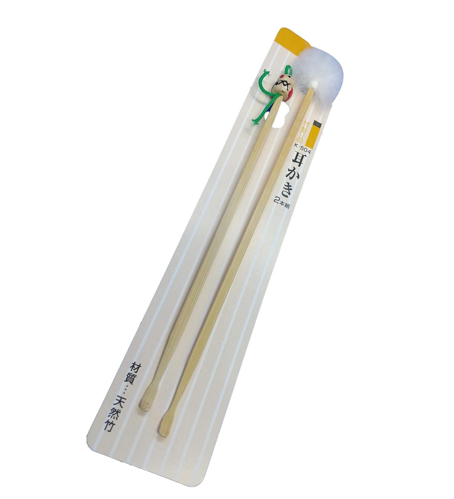 Bamboo Earpick Cleaner Stick Set - Ear Cleaning Spoon for Gentle Ear Care - Buy Online on GoSupps.com