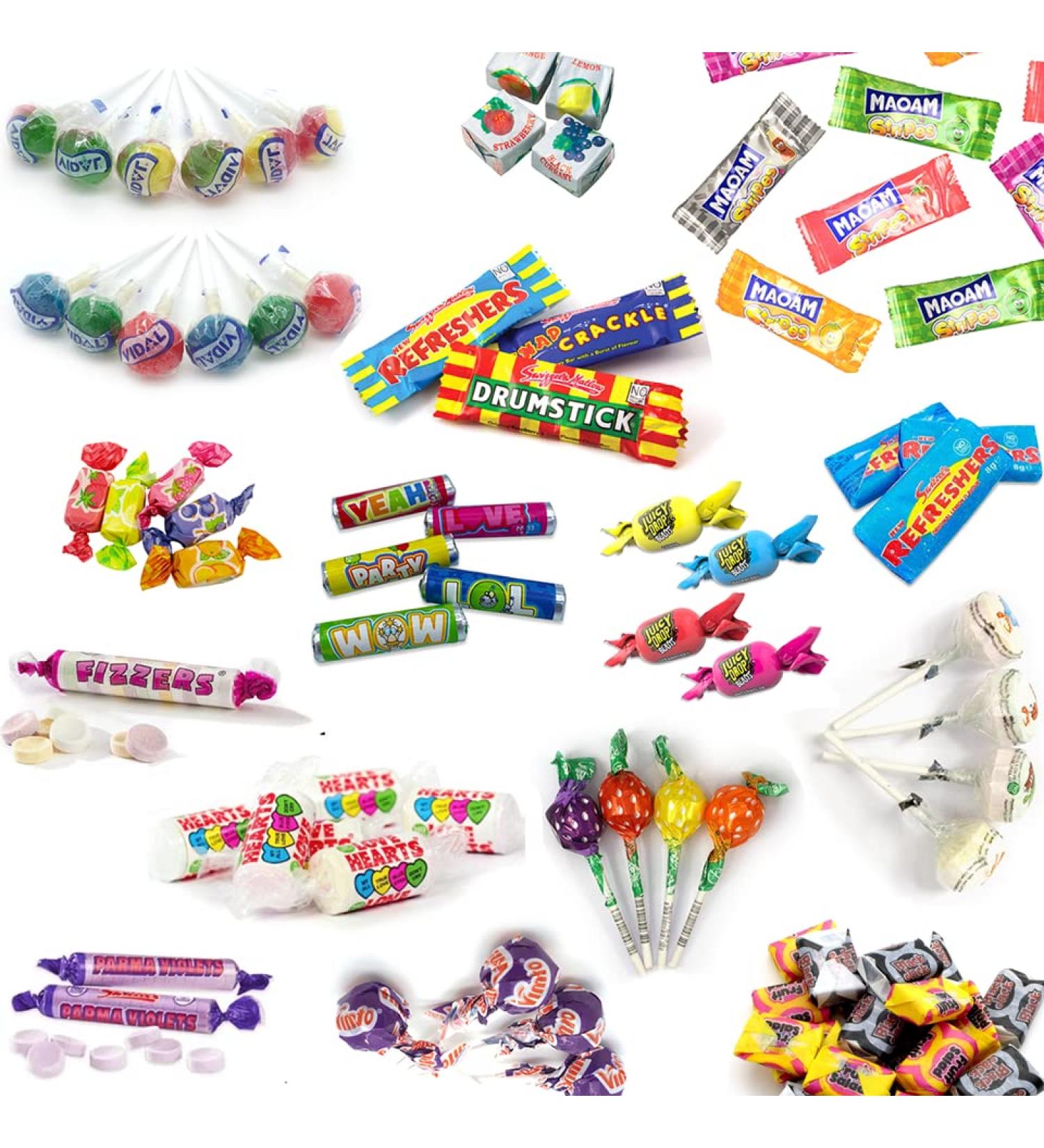 900 Individually wrapped assorted sweets bulk pack - Buy Online on GoSupps.com