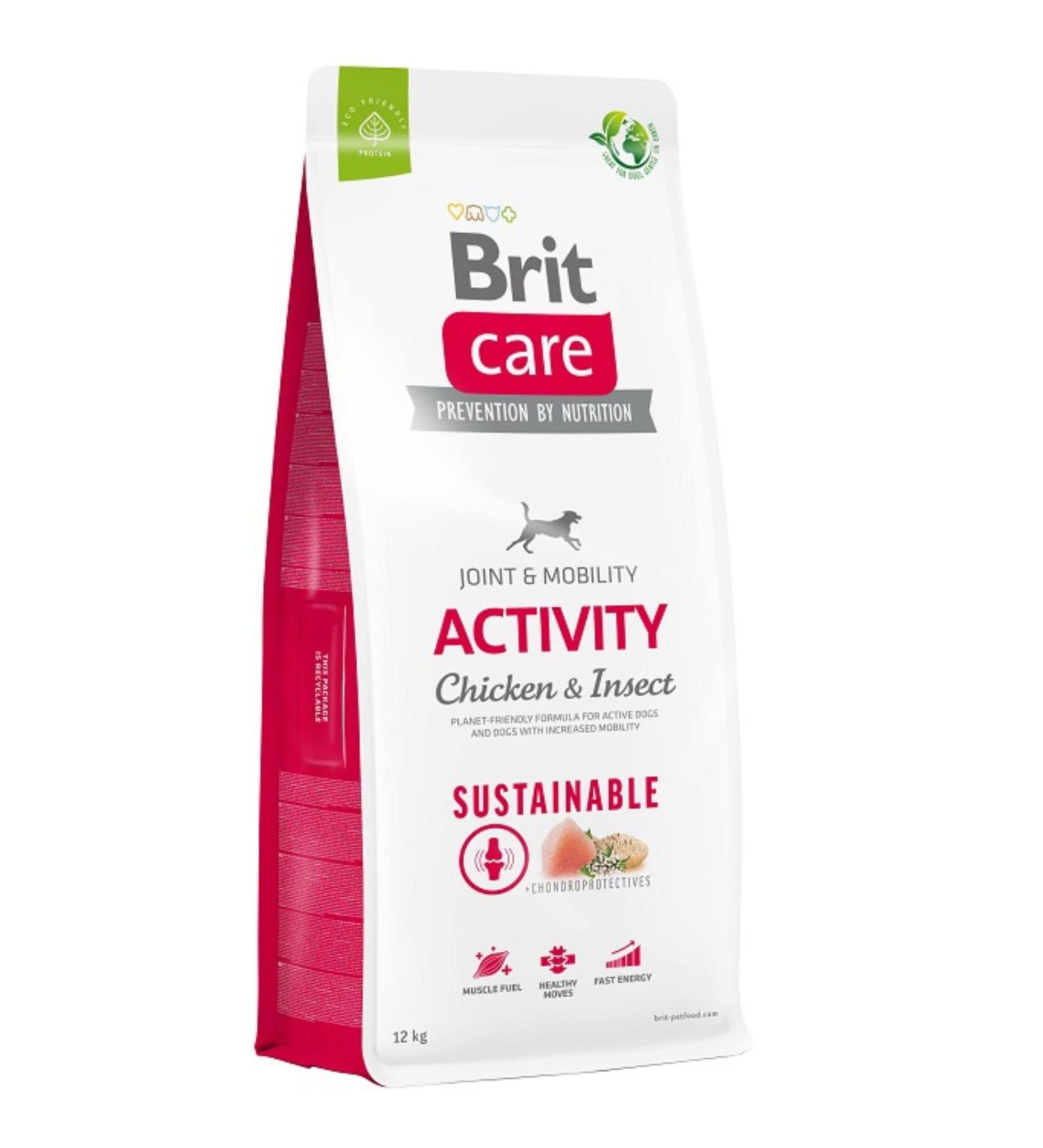BRIT Care Dog Sustainable Activity Chicken & Insect Dry Dog Food 12kg