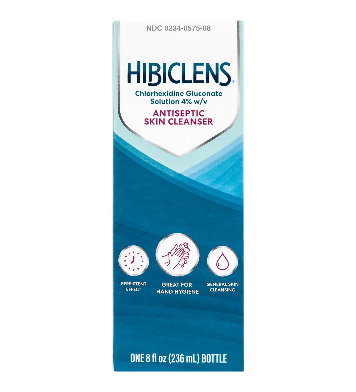 Hibiclens Antimicrobial Soap 8oz - 4% CHG Skin Cleanser for Home & Hospital - 8 Fl Oz - Buy Online on GoSupps.com