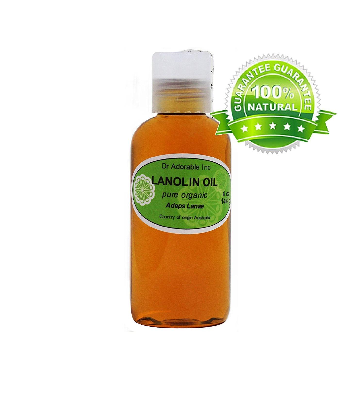 Dr Adorable - 4 oz - Lanolin Oil - 100% Pure Natural USP Grade