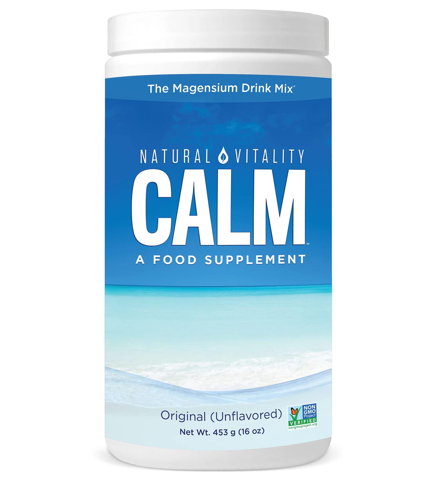 Natural Calm The Anti-Stress Drink Original (non aromatis ) - Calm N.Om gas 453g - Buy Online on GoSupps.com