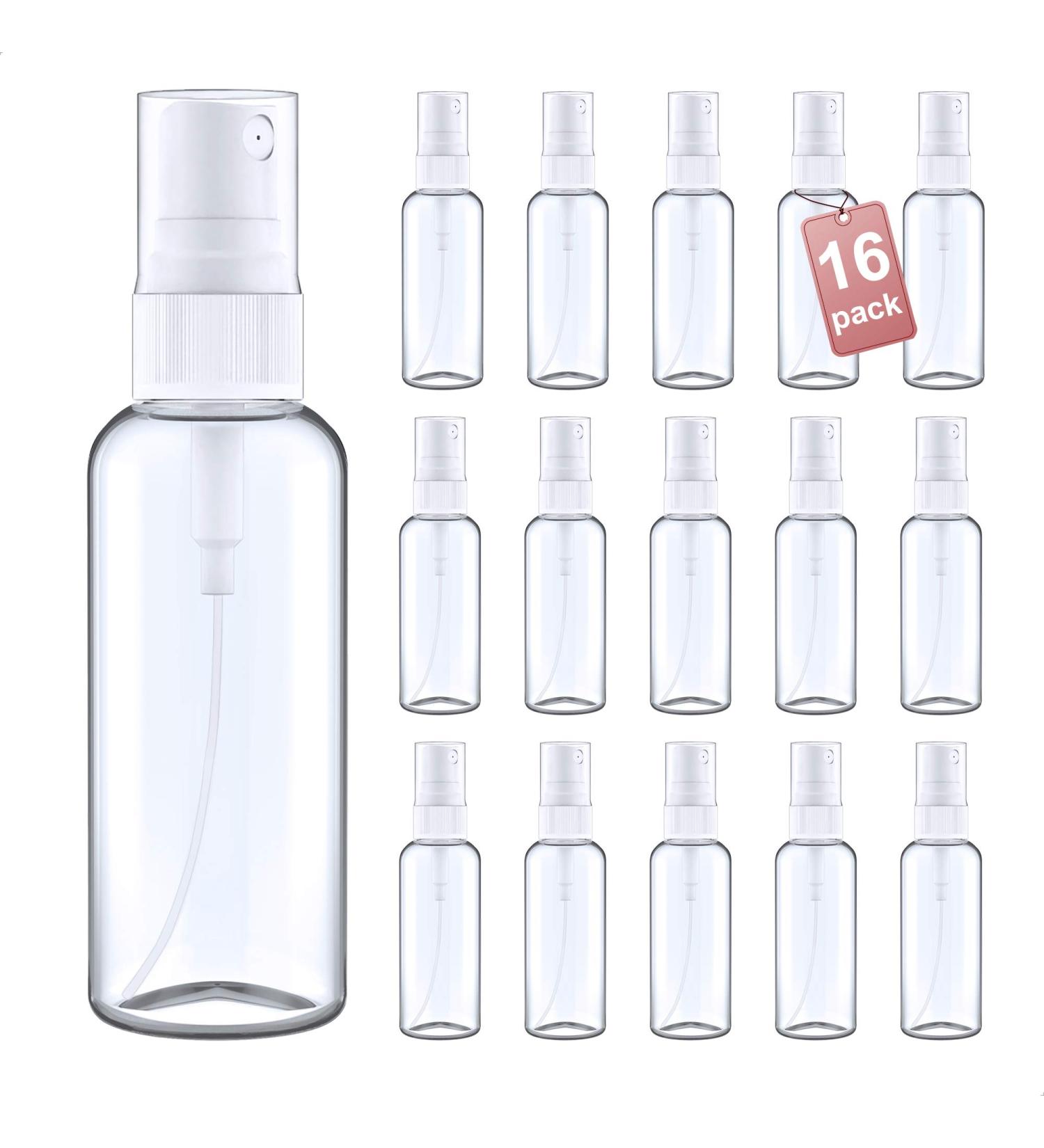 LG Luxury & Grace Set - 16 Refillable 60ml Transparent Spray Bottles for Perfumes & Cosmetics | Travel Essentials - Buy Online on GoSupps.com