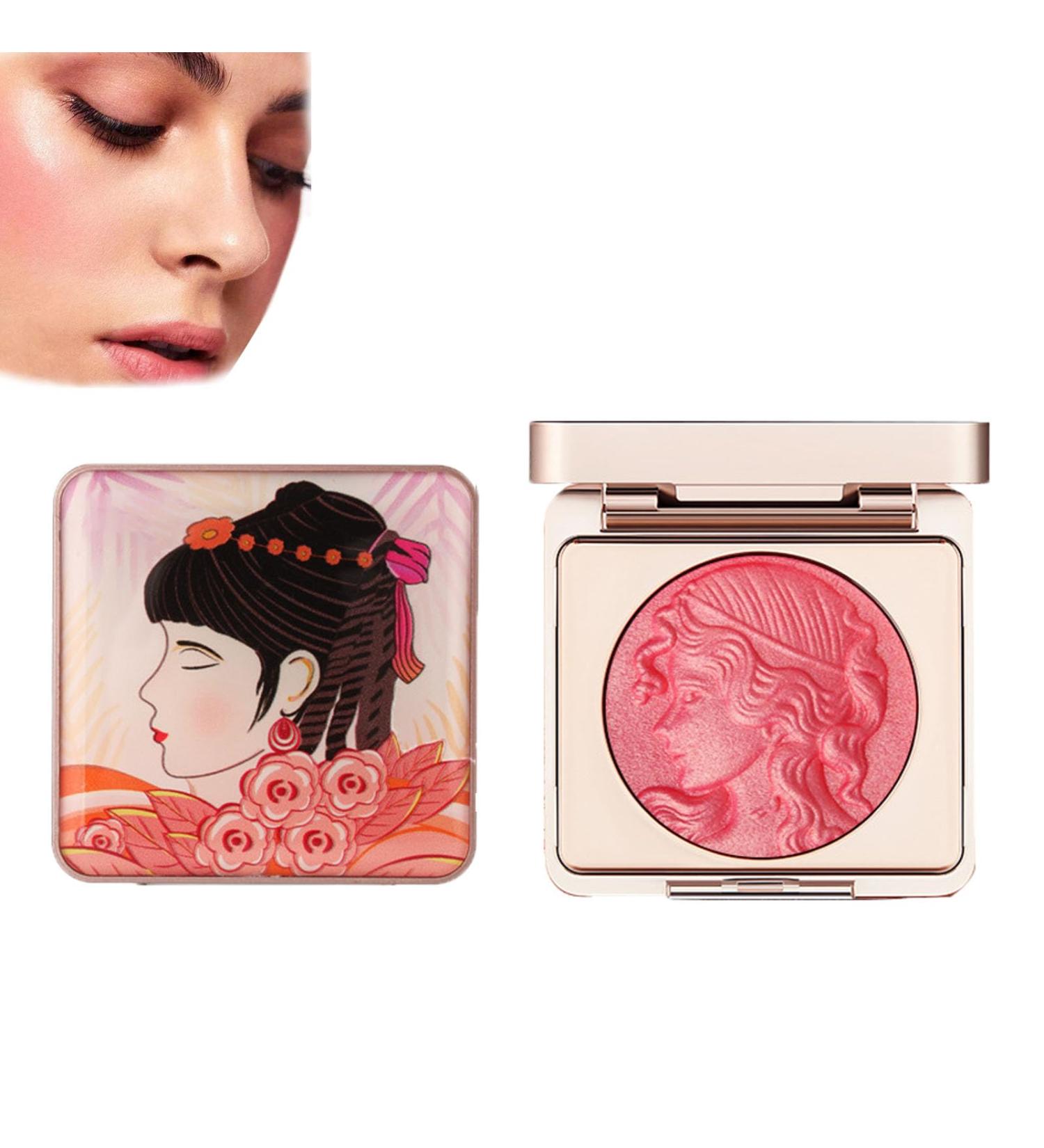 Embossed Smooth Powder Blush Palette for Cheeks Powder Blush for Cheeks Glow Blush for Cheeks Embossed Girl Blush Matte Face Powder Blush Palette Natural Makeup Radiant Finish (01# One Size) 01# One Size - Buy Online on GoSupps.com