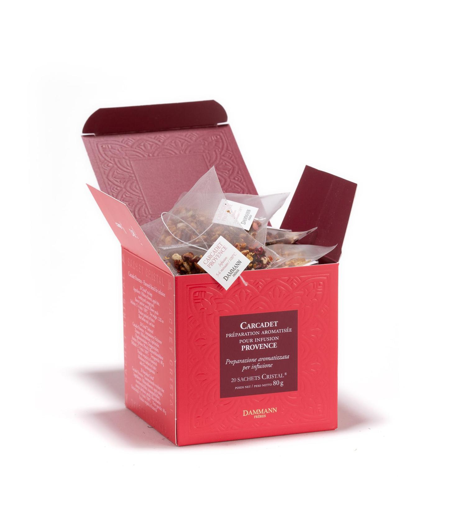 Carcadet provence - 20 sachets cristal - Dammann Fr res - Buy Online on GoSupps.com