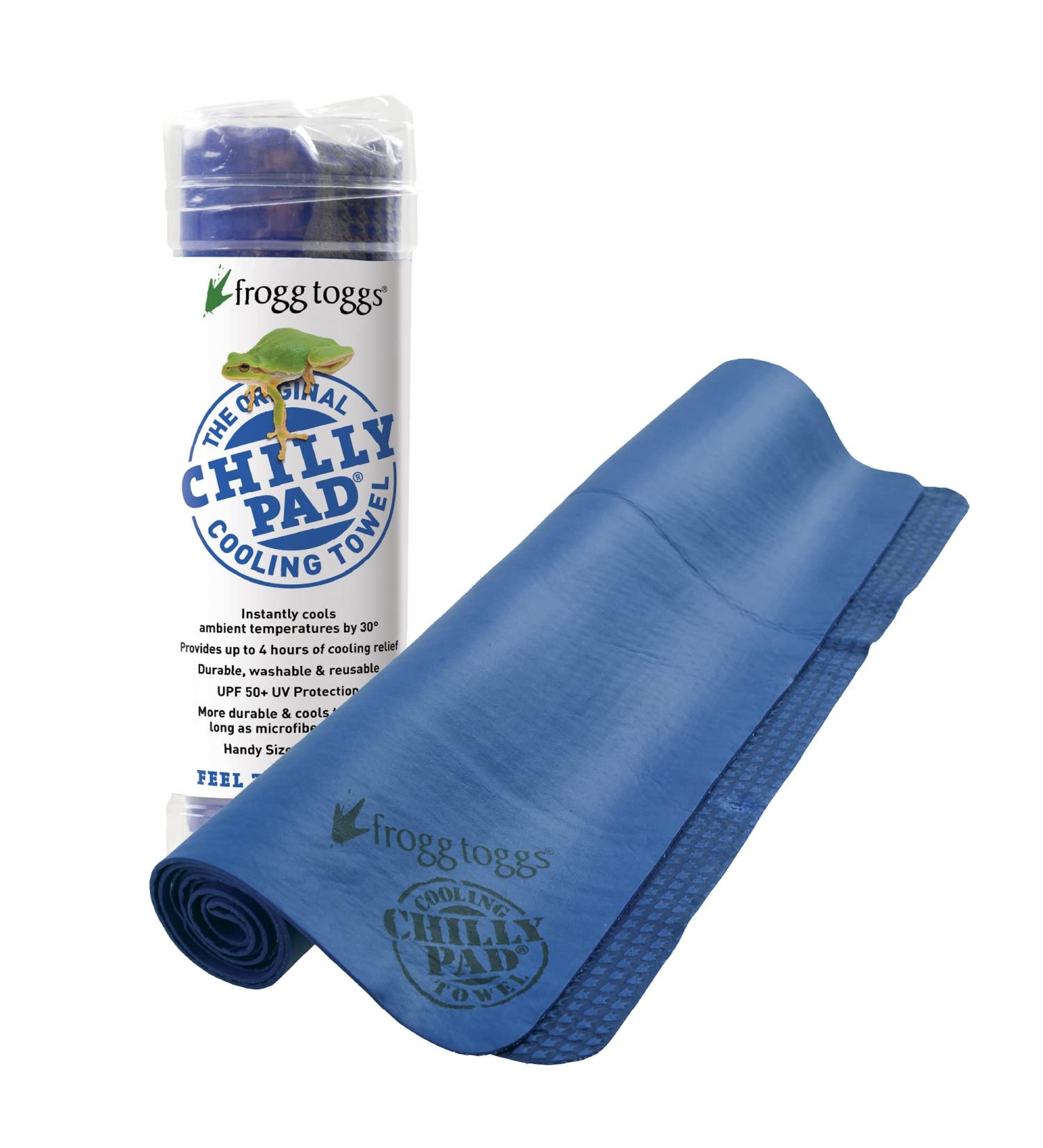 FROGG TOGGS Chilly Pad Instant Cooling Towel - 33x13 Varsity Blue | Ideal for Sweating Activities - Buy Online on GoSupps.com