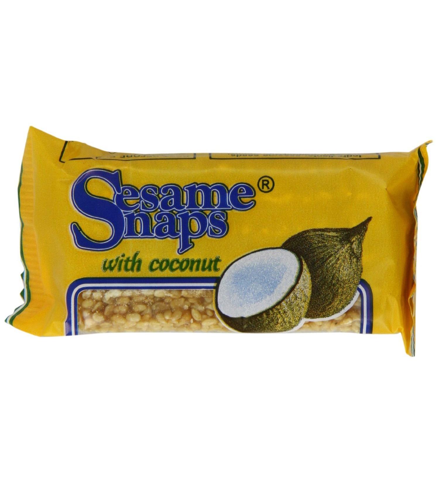 Sesame Snaps Sesame Snaps Sesame Snaps Coconut - 1 x 4 x 30g