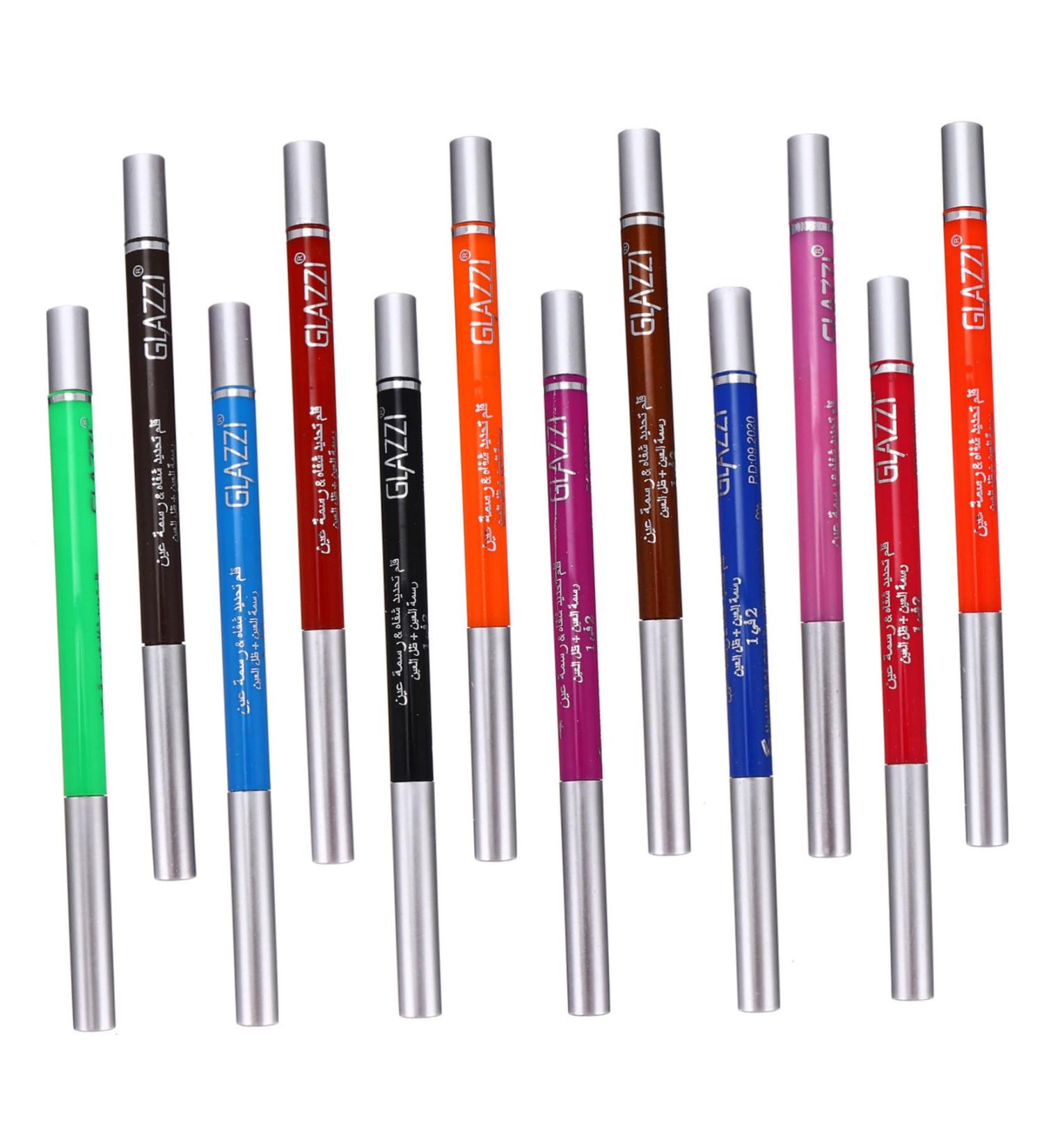 Mipcase 12 Pcs 1 Set Shadow Set Waterproof Eyeliner Pencil Waterproof Eyeliners Makeup Tools Major 1 count (Pack of 1) Colorful - Buy Online on GoSupps.com