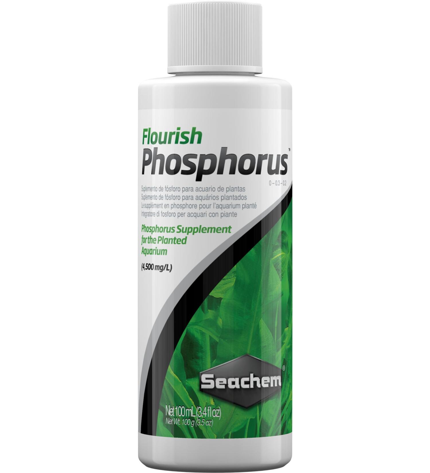 Seachem Flourish Phosphorous Supplement 100 ml 100 mL / 3.4 fl. oz. - Buy Online on GoSupps.com