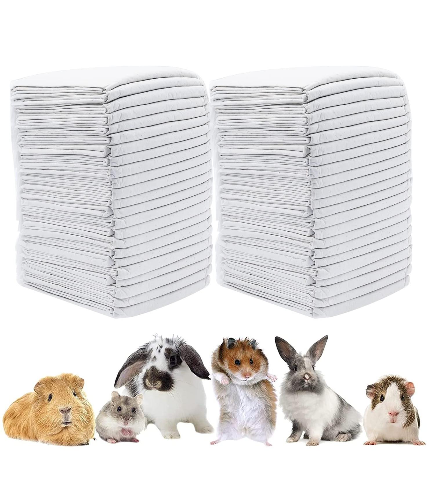 50Pcs Large Dog Pee Pads 18 x 24 Inch Puppy Pads Pet Training Pads 5-Layer Disposable Strong Absorption Pads Bamboo Charcoal Leakproof Cage Liners for Doggie Kittens Rabbits - Buy Online on GoSupps.com