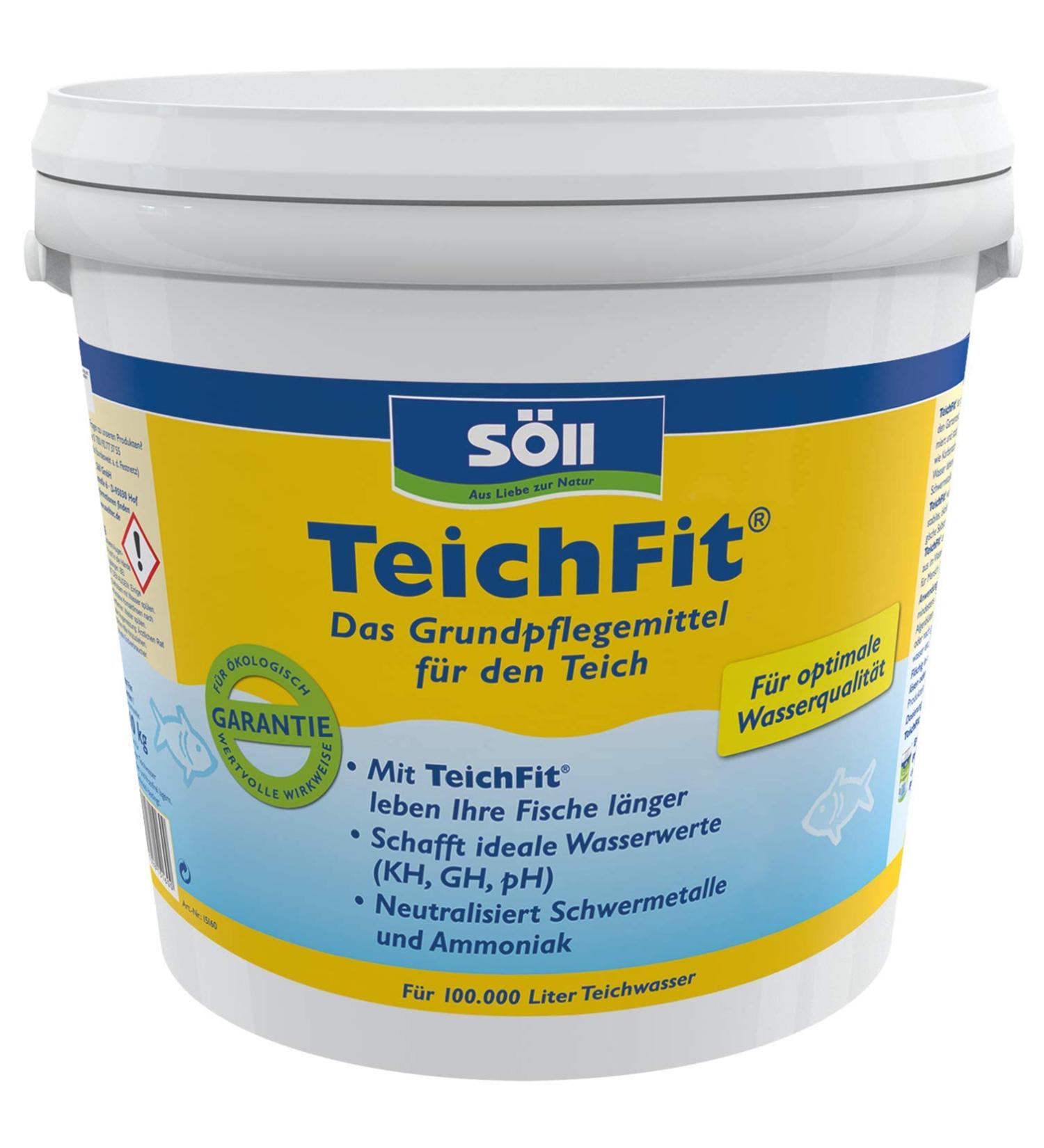 S ll 81752 Teichfit 10 kg - All-Year Pond Care Products for Garden Fish Koi & Swimming Ponds - Water Stabilizer Online - Buy Online on GoSupps.com