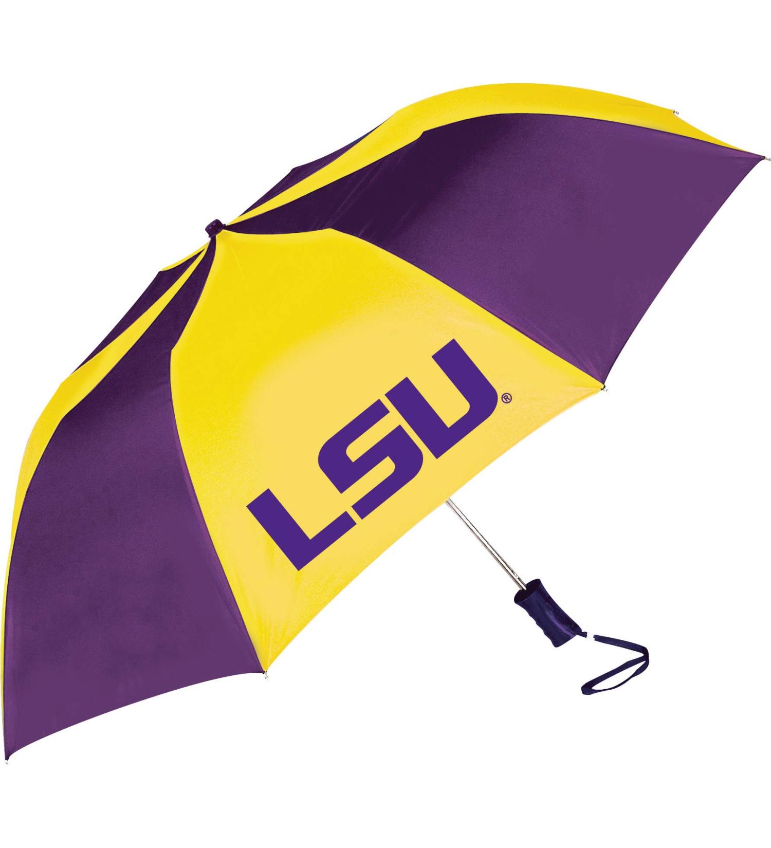 Storm Duds LSU Tigers Sporty Two-Tone Umbrella