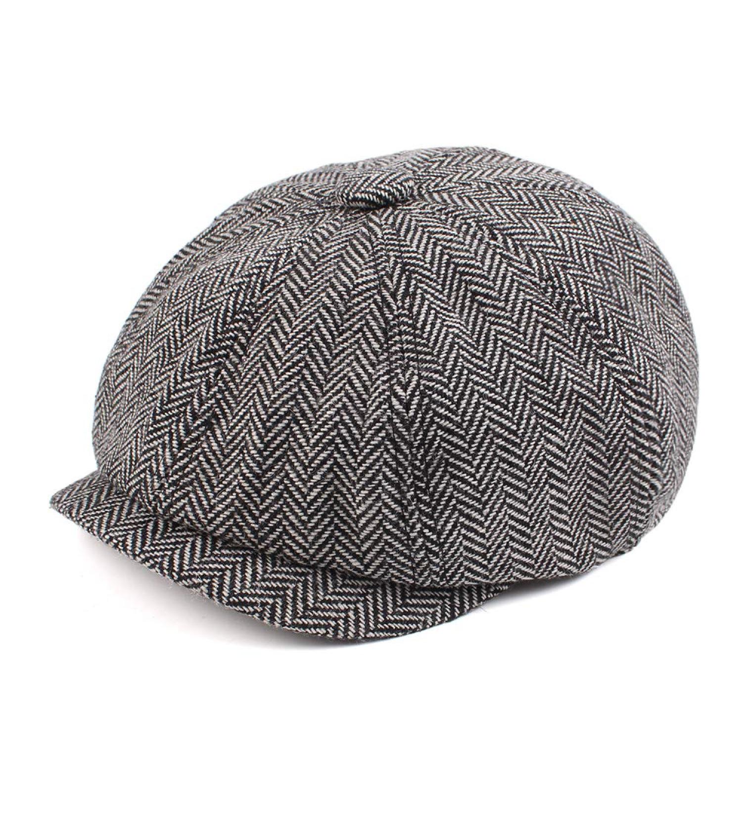 Pesaat Toddler Boys Newsboy Cap | Vintage Tweed Driver Hat for Kids 2-5 Y and 4-7 Y | Black - Buy Online on GoSupps.com