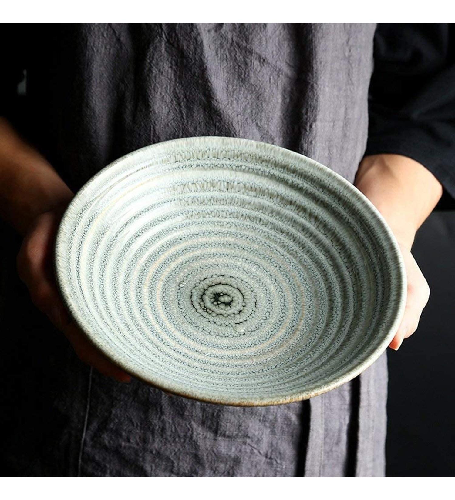 Soup Bowl Big Bowl Hot Dry Noodles Dish Bowl Salad Bowl Fruit Bowl Creative Personality Tableware Kitchenware 1200ml - Buy Online on GoSupps.com