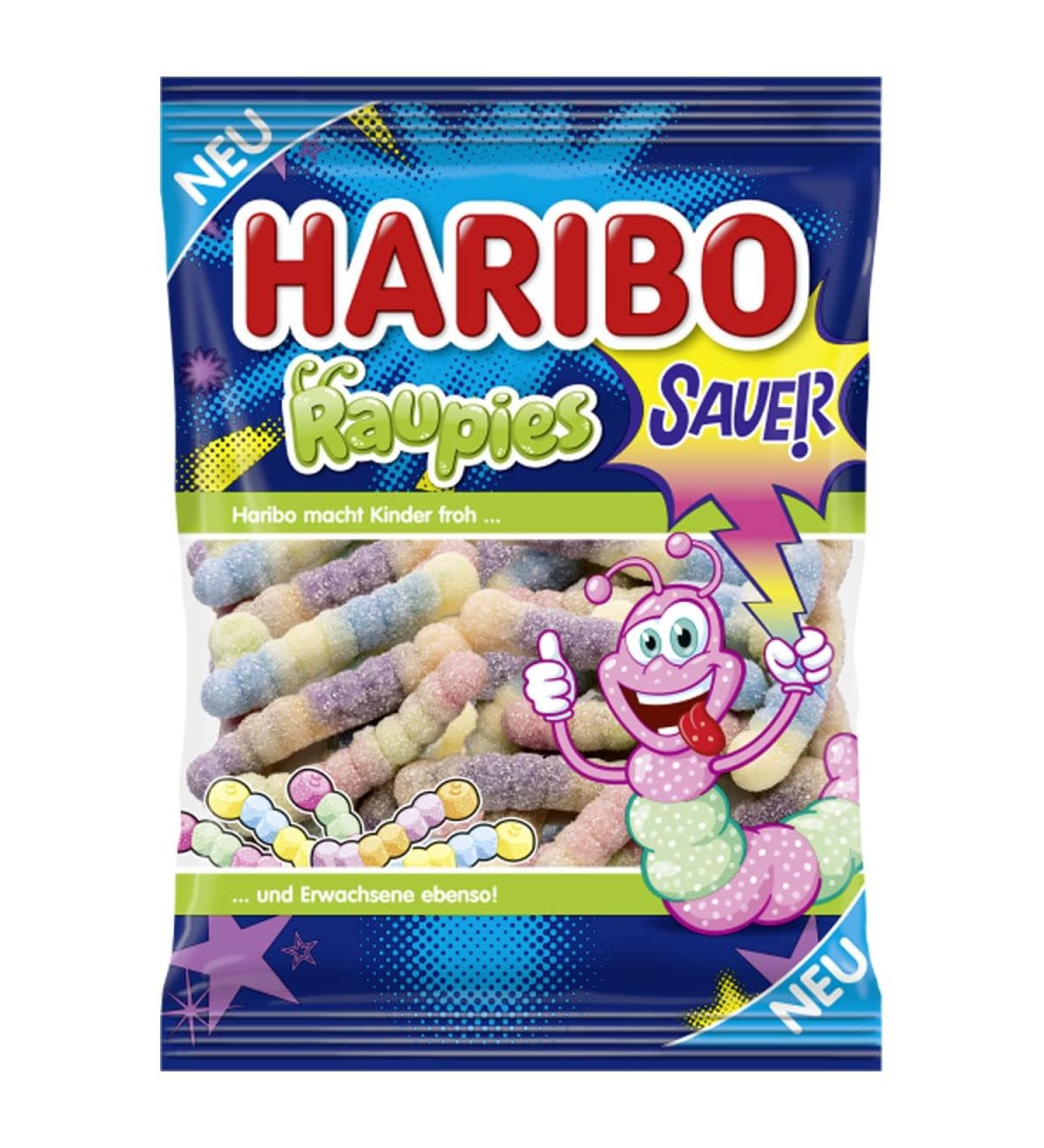 HARIBO Haribo Raupies Sauer (paquet de 160 g)