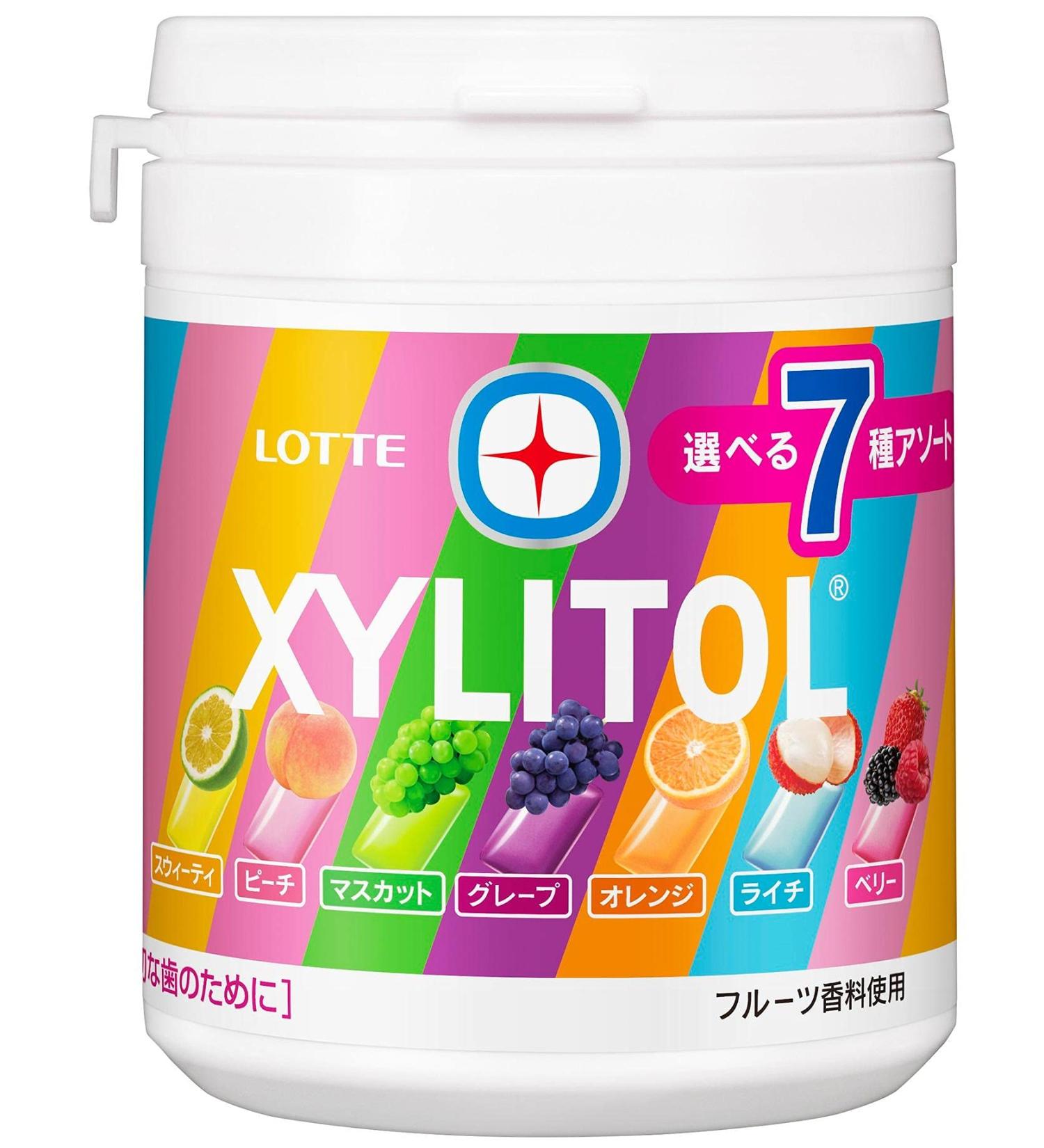 Lotte xylitol gum seven assorted bottle 143g Parallel import  - Buy Online on GoSupps.com