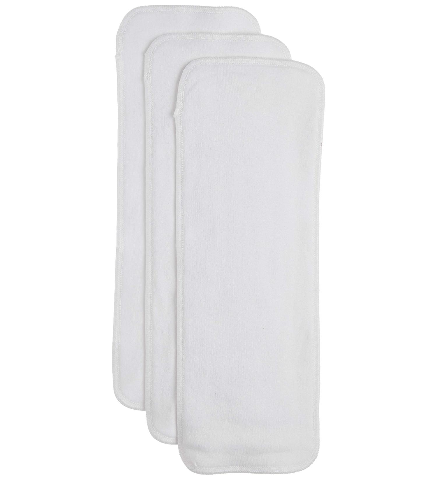 Thirsties Organic Cotton Doubler Large White Diapers - 3 Count | Pack of 1 - Buy Online on GoSupps.com