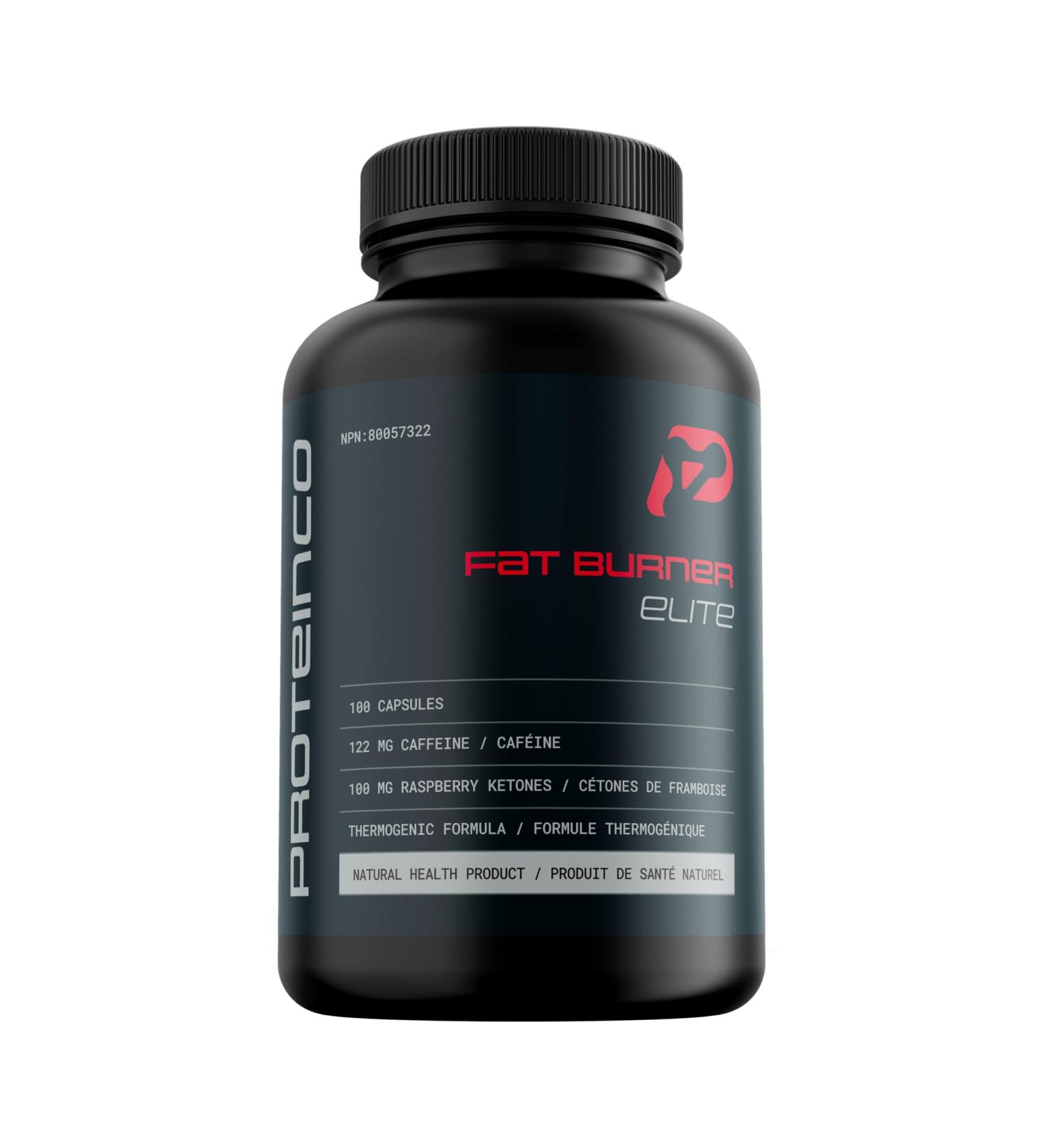 ProteinCo | Fat Burner Elite | Herbal Thermogenic Formula | Weight Loss Women & Men | Caffein Rasberry Ketones L-Carnitine Vitamin B6 Red Cayenne Pepper | 100 capsules - Buy Online on GoSupps.com