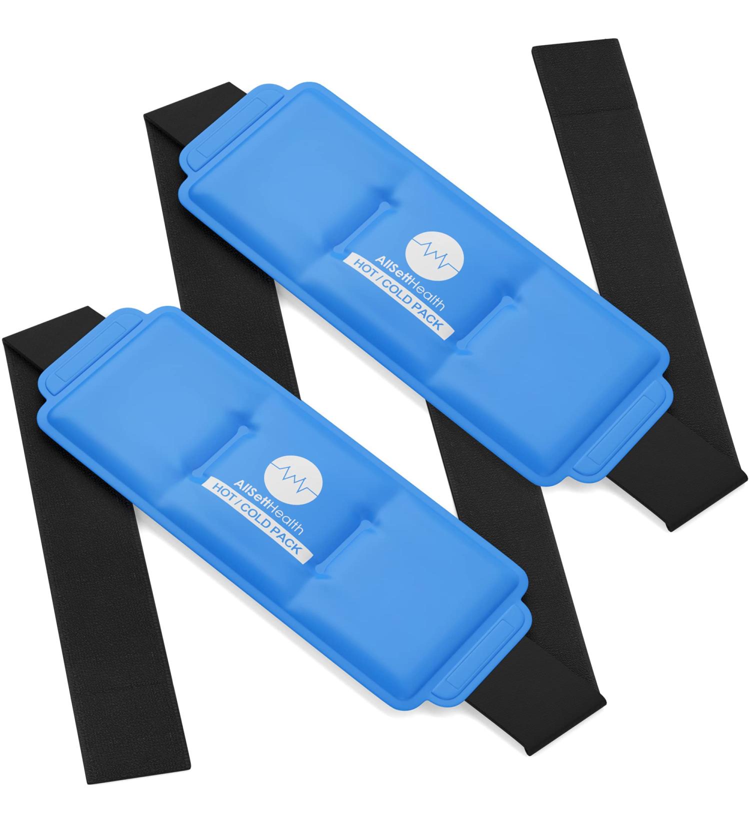 2 Pack Ice Packs for Injuries - Hot Cold Gel Pad for Pain Relief & Injury Recovery - Buy Online on GoSupps.com