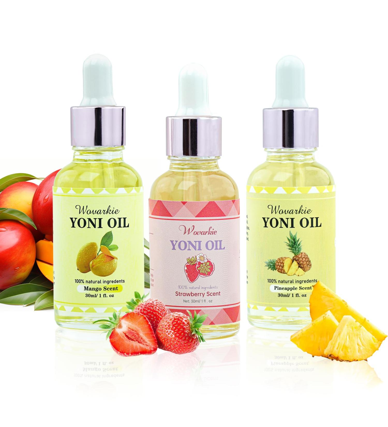 3 Packs Yoni Oil for Women | 100% Natural Intimate Deodorant & pH Balanced Serum | Eliminates Odor with Pure Essential Oils (1 fl oz - Buy Online on GoSupps.com