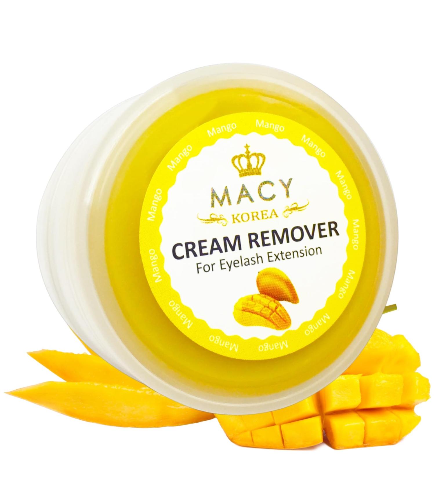 Eyelash Remover Cream - Quick Lash Extension & Adhesive Remover | Mango Scent | 15g - Macy - Buy Online on GoSupps.com