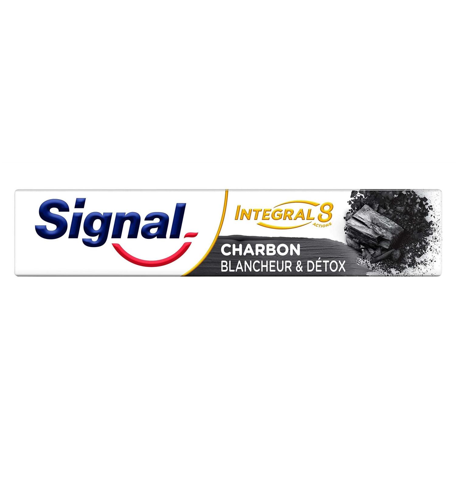 Signal Nature Elements Charcoal Toothpaste Whitening/Detox 75 ml Tube - Buy Online on GoSupps.com