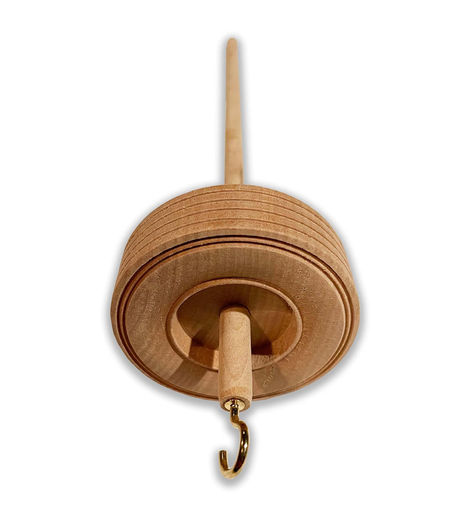 Happy Classy Large Drop Spindle 12" Length 3" Whorl 2.8 oz Weight