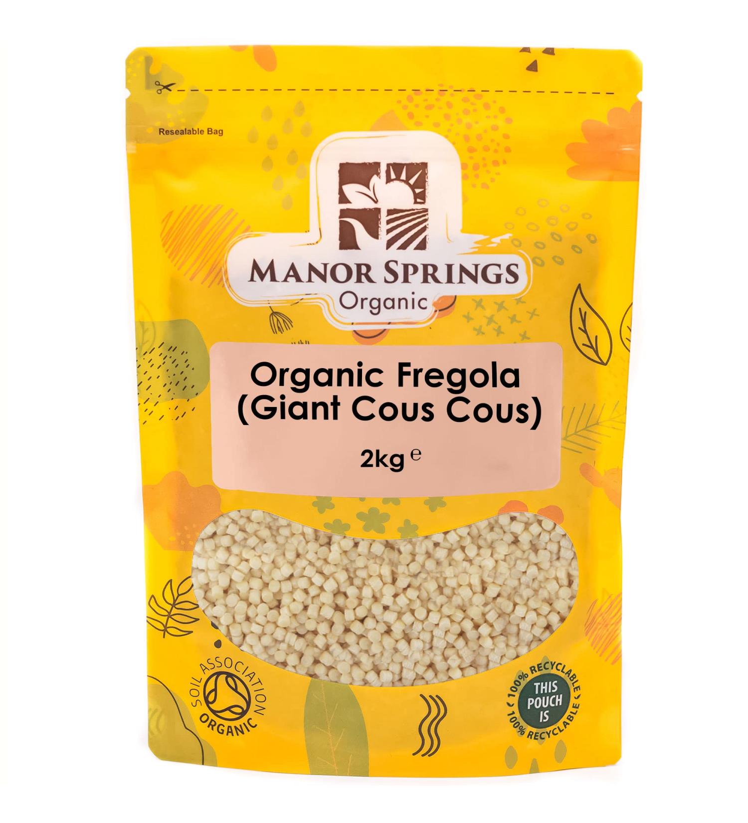 Organic Fregola Cous Cous 2kg by Manor Springs Organic - Buy Online on GoSupps.com