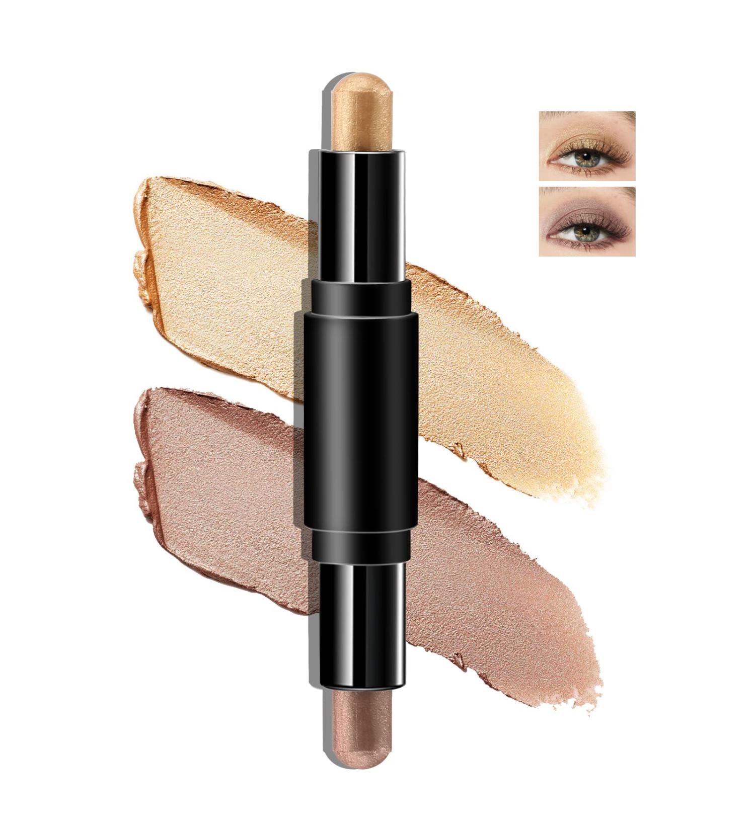 Boobeen Metallic Cream Eyeshadow Stick - Glitter Eye Brightener & Highlighter | Long Wear 01 - Buy Online on GoSupps.com