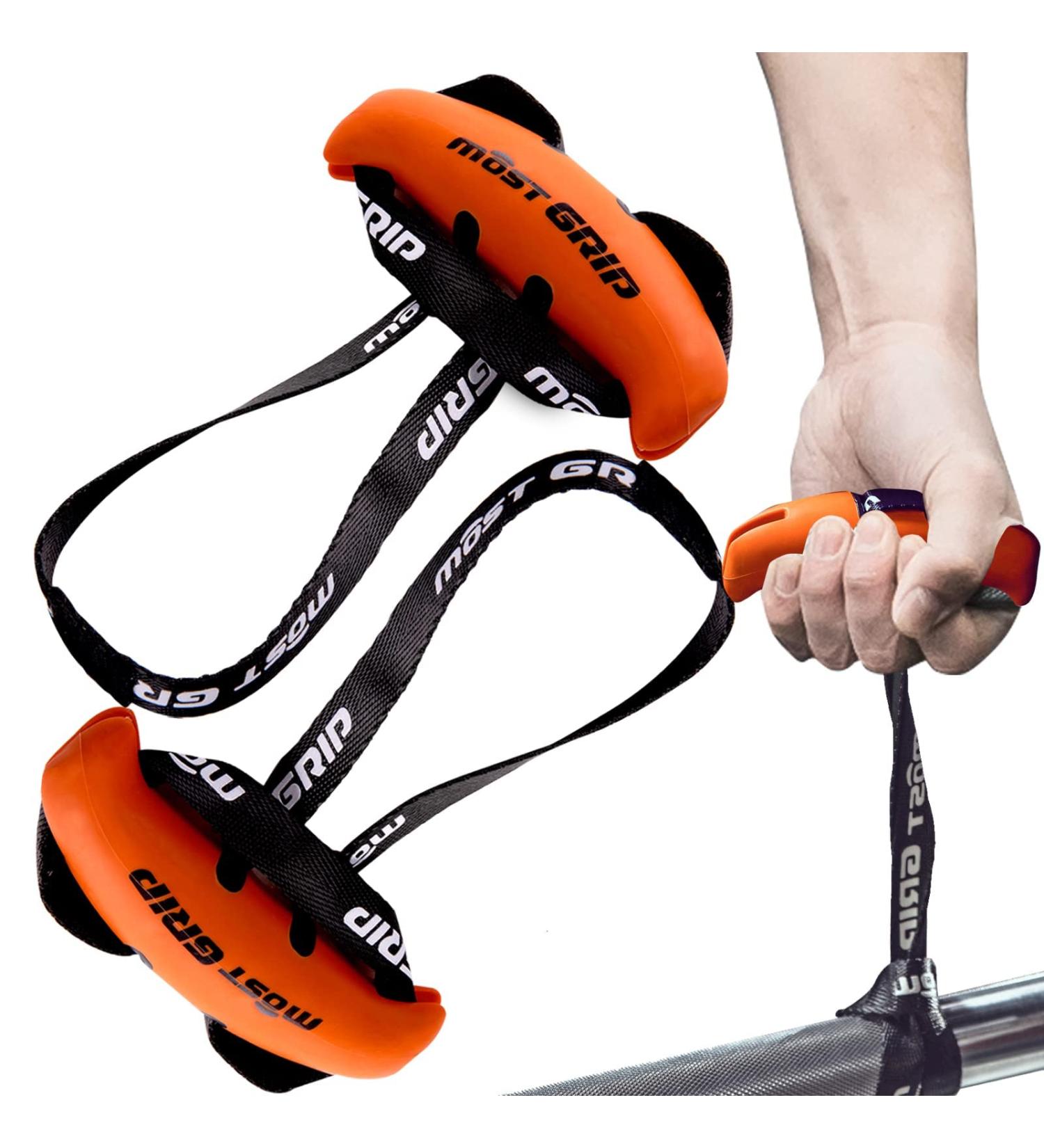 Kcross Ergonomic Resistance Band Pull Up Handles - Orange - Buy Online on GoSupps.com