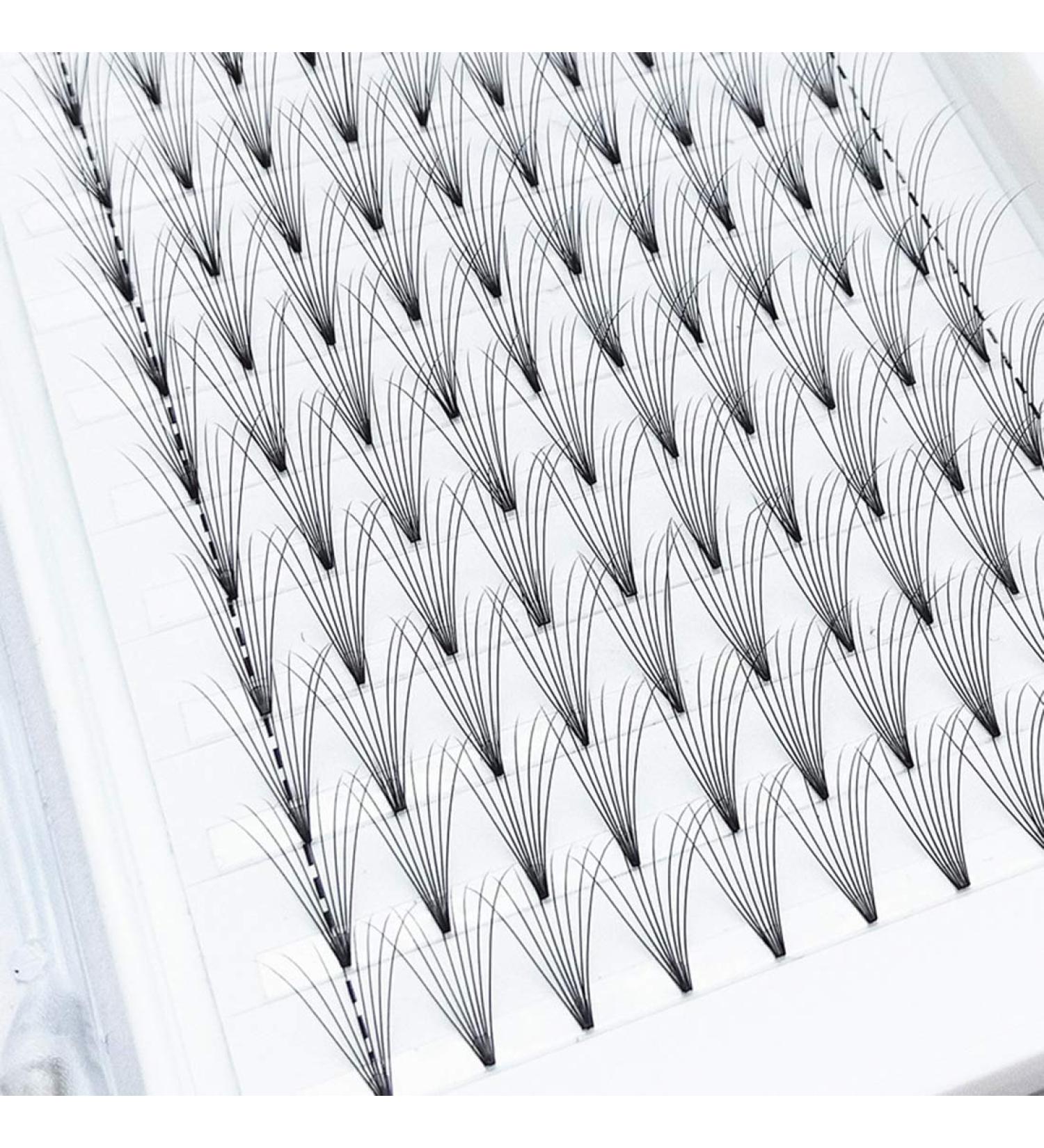 120Pcs Pro Grafting 8Roots Cluster Lashes | 0.1mm D Curl | 17MM Full Volume Fans Eye Lashes Extensions | Individual Beauty False Eyelashes - Buy Online on GoSupps.com