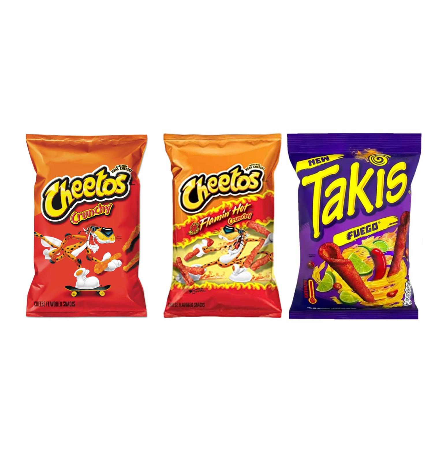 Spicy Snack Combo: Flamin' Hot Crunch and Talkies Fudge Pack of 3 - Irresistible Flavors for Ultimate Snacking Pleasure