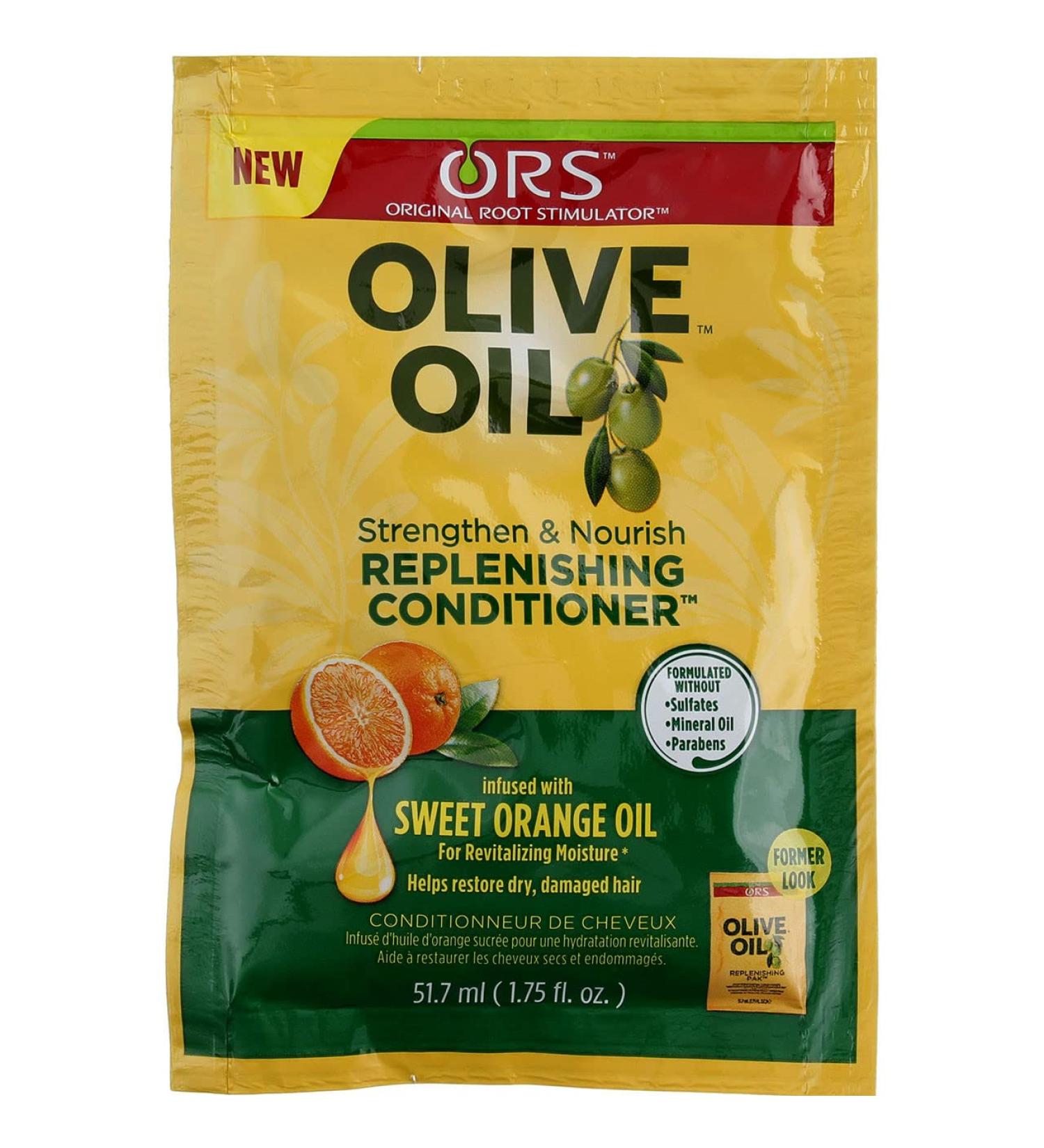Organic Root Stimulator Olive Oil Replenishing Pack 1.75 oz - Pack of 4 | Moisturizing Hair Treatment - Buy Online on GoSupps.com
