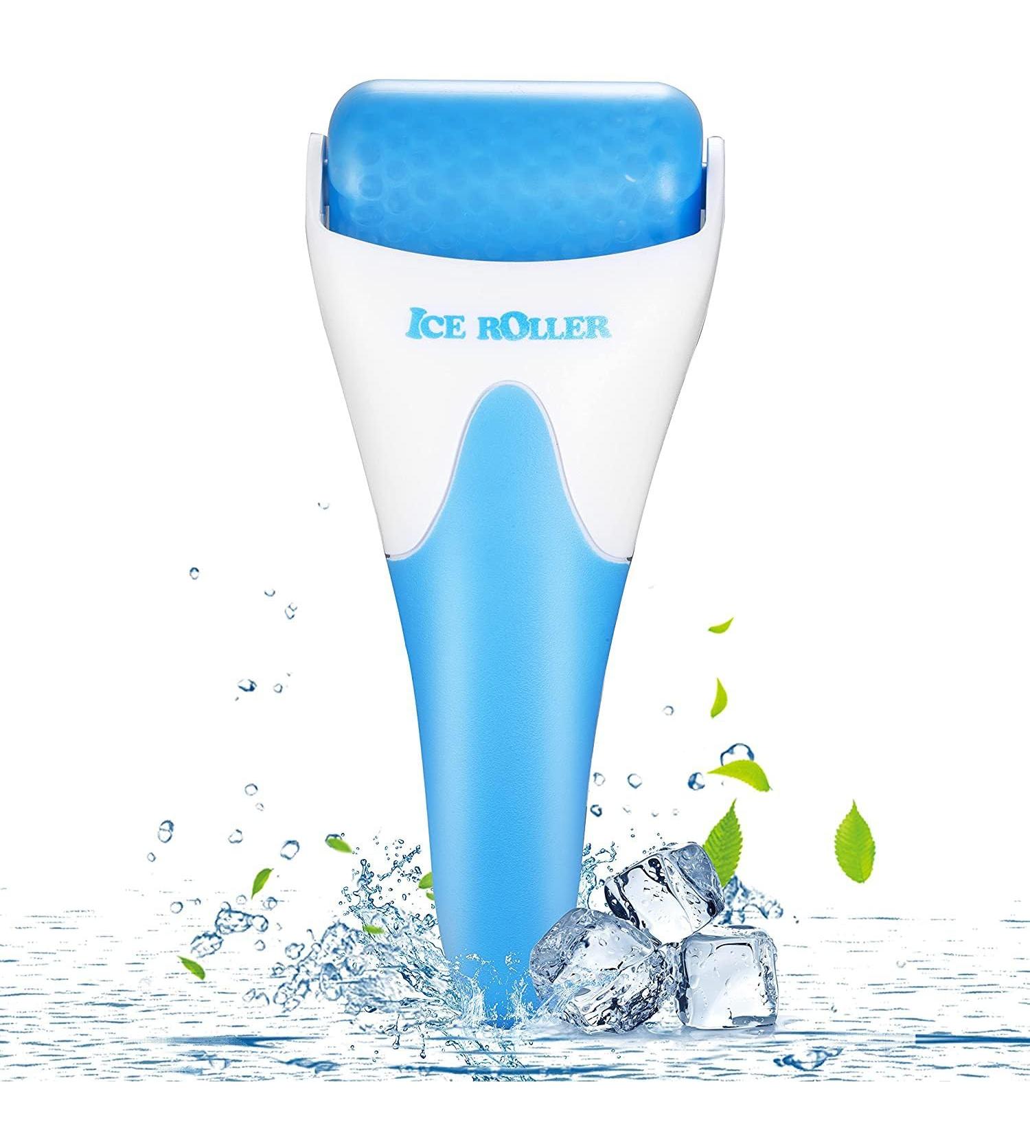 Buy Ice Roller for Face - Cold Facial Massager for Eye Puffiness Migraine Relief & Skin Care | Perfect Women's Gift (Blue - Buy Online on GoSupps.com