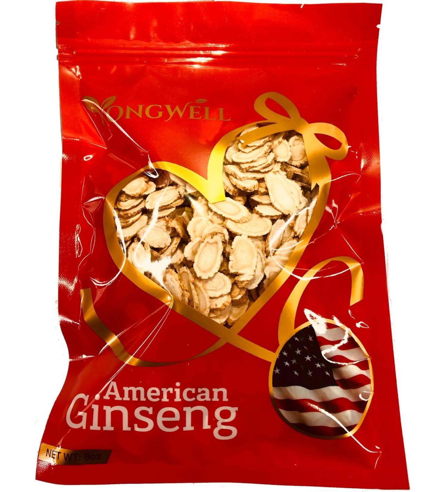 Hand-Selected A Grade American Ginseng Slice Medium Slice (8 Oz. Gift Bag) 8 Ounce (Pack of 1) - Buy Online on GoSupps.com