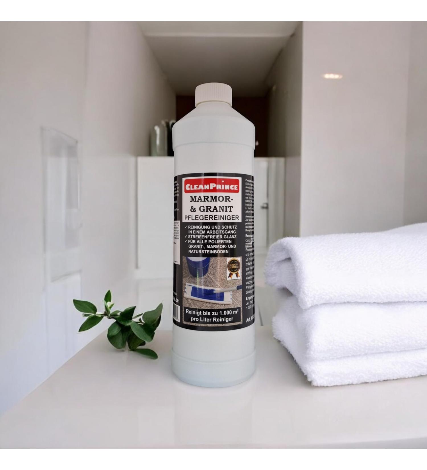 Cleanprince 1 Litre Marmor-Und Granite Nurses 1000 ML Stoneware Natural Stone Marble Cleaner & Granite Granitreiniger Granitpflege Cleaner Marble Granitboden Granite - Buy Online on GoSupps.com