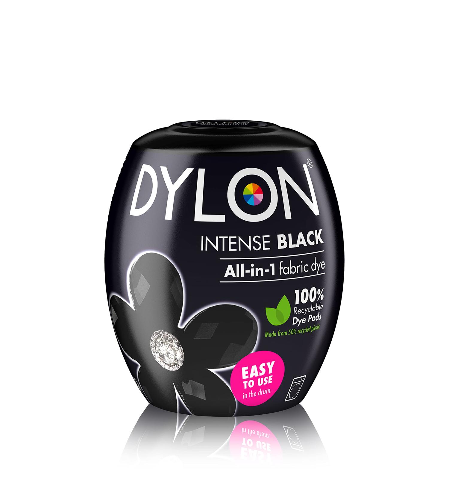 Dylon Machine Dye Pod - Intense Black Fabric Colour for Easy Laundry Use - Buy Online on GoSupps.com