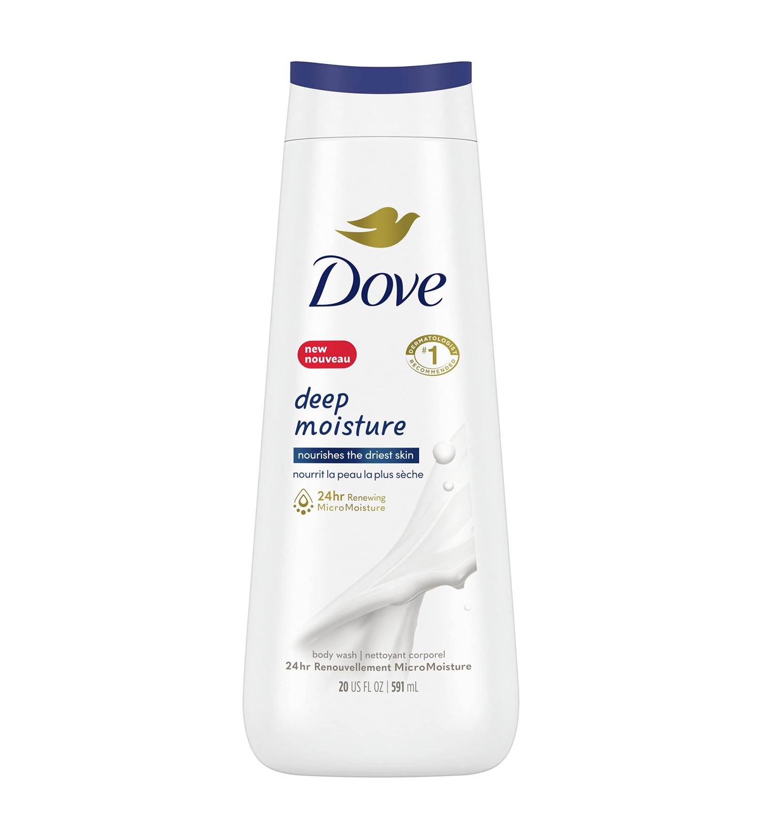 Dove Deep Moisture Body Wash for Dry Skin - 20 oz - Buy Online on GoSupps.com