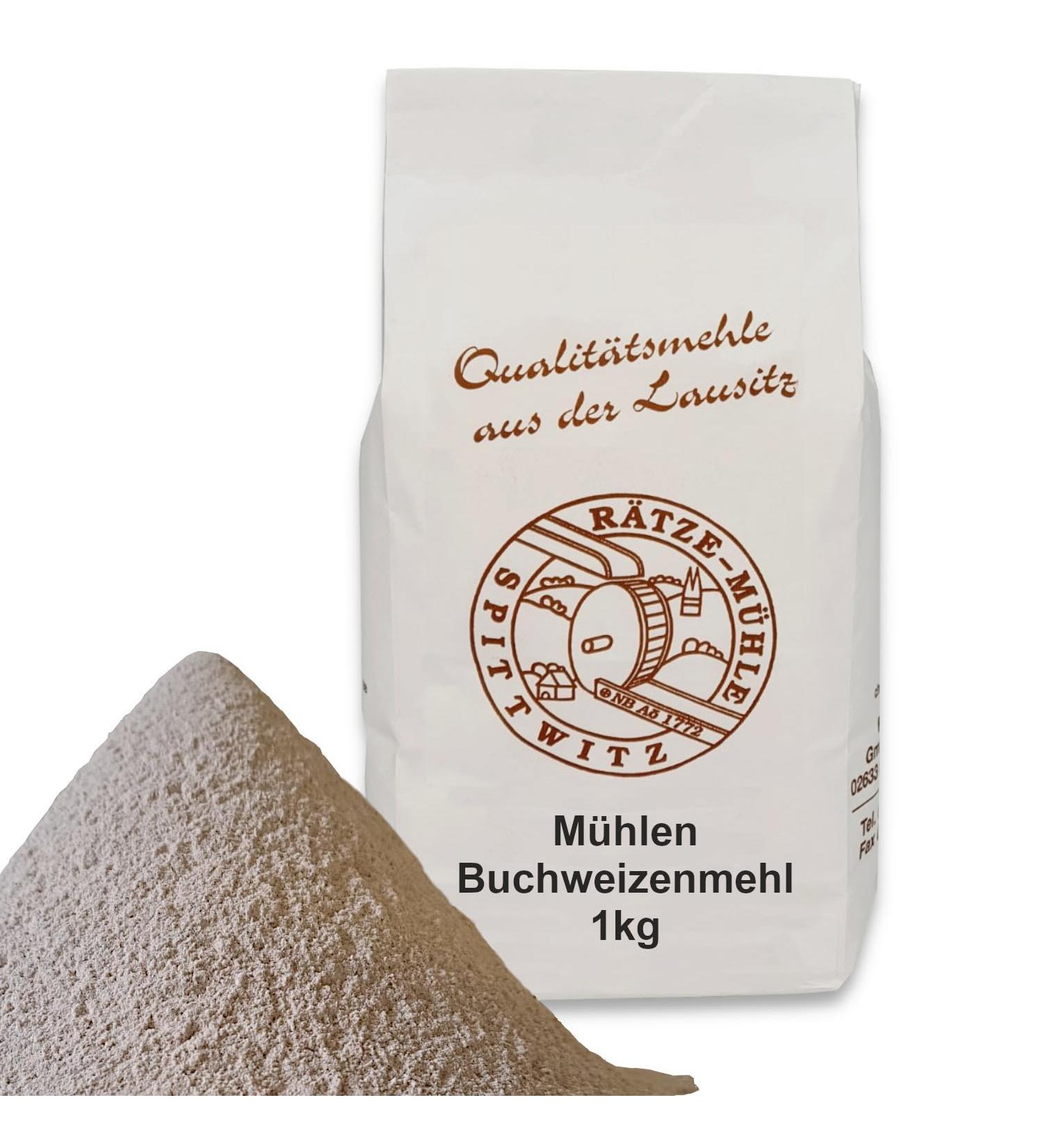 Buy Premium M hlen Buckwheat Flour 1kg - Fresh & Natural from R tze Mill | 100% Regional Quality - Buy Online on GoSupps.com